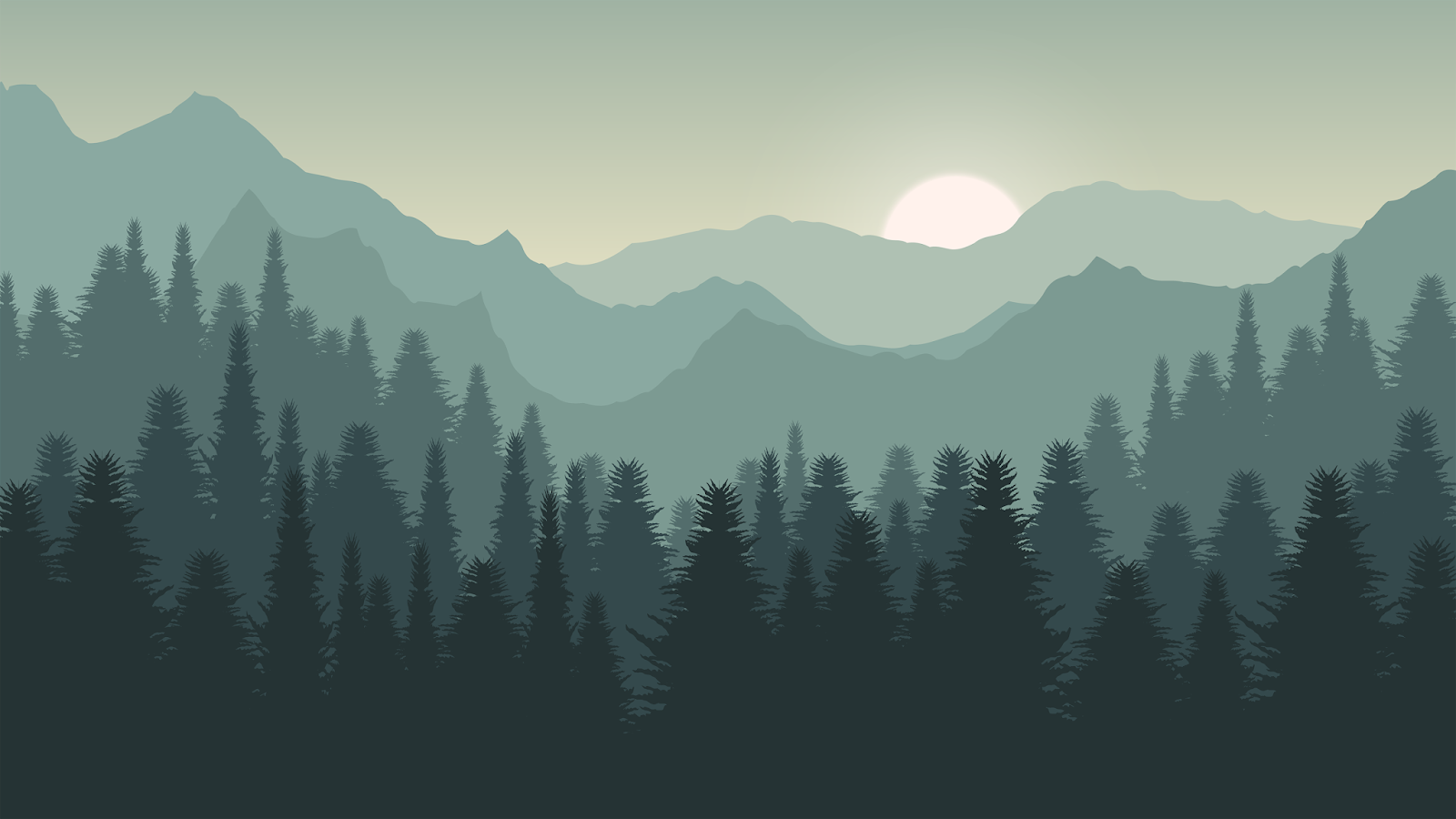 Cool Forest Illustration Wallpapers