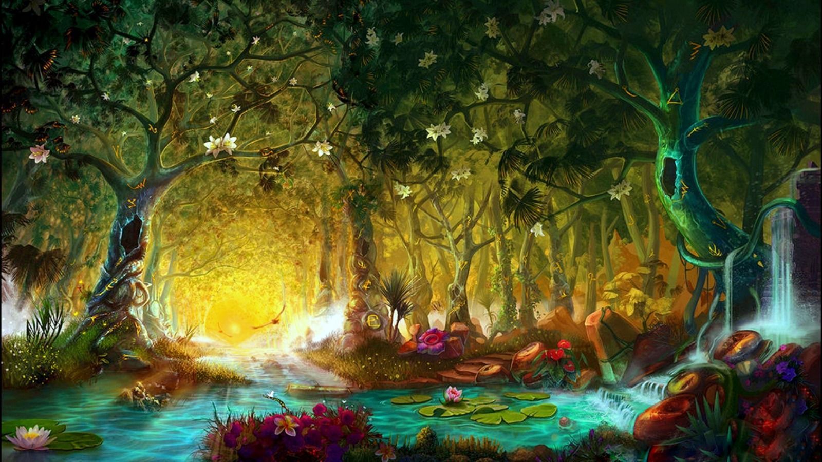 Cool Forest Illustration Wallpapers