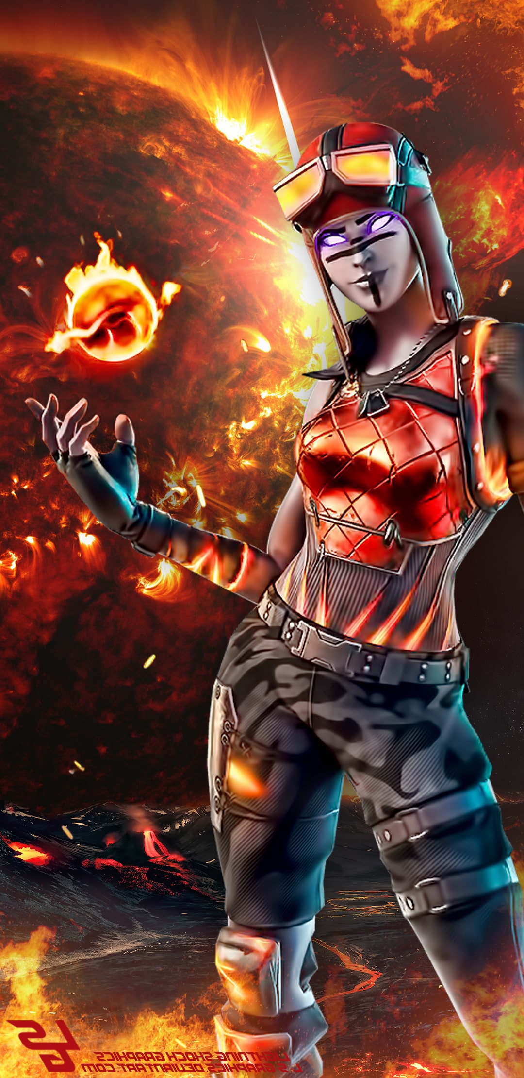 Cool Fortnite Renegade Raider Wallpapers