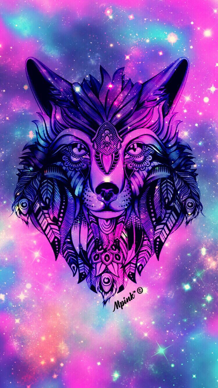 Cool Galaxy Wolves Wallpapers Wallpapers