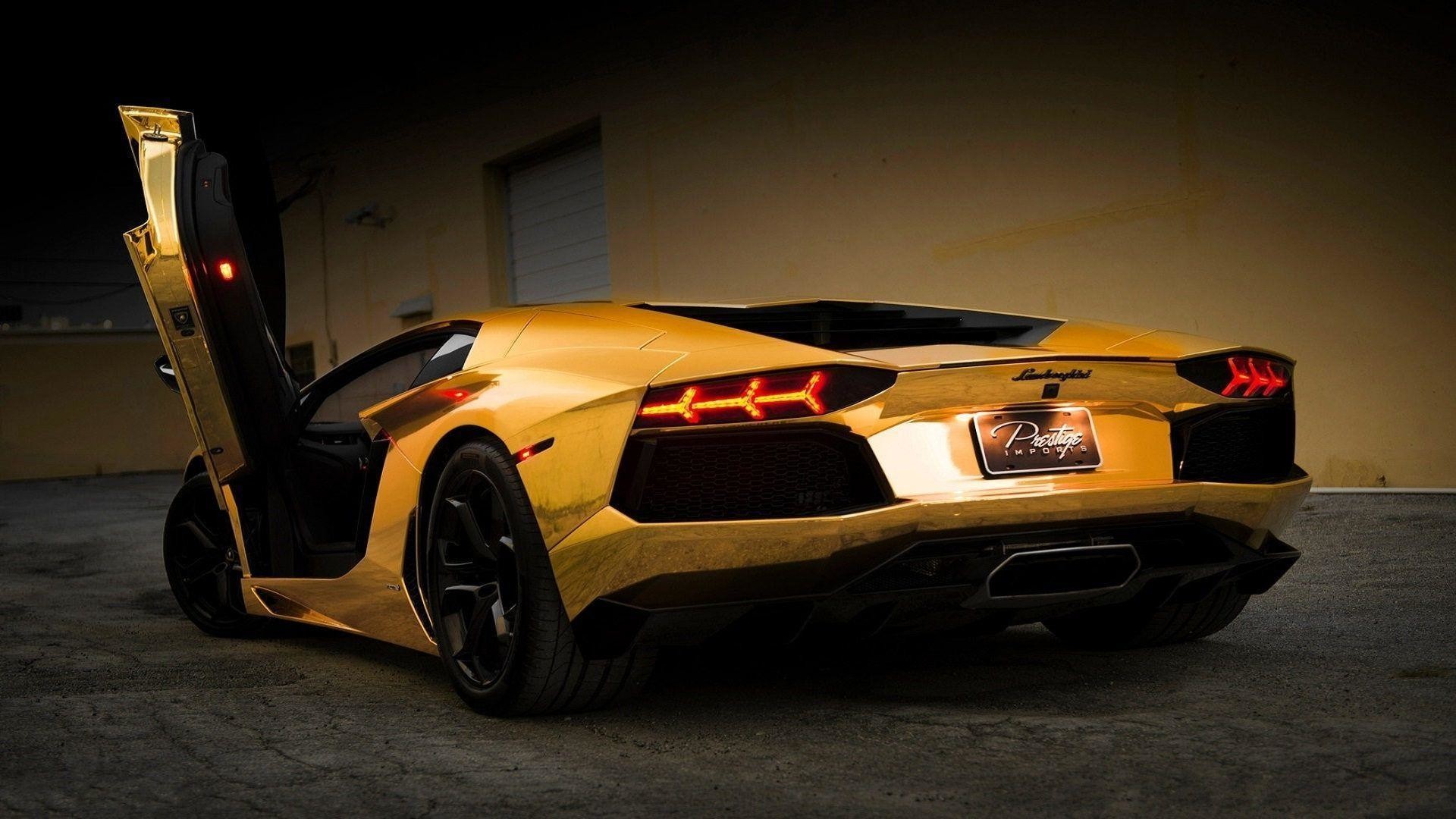 Cool Gold Cars Lamborghini Wallpapers Wallpapers