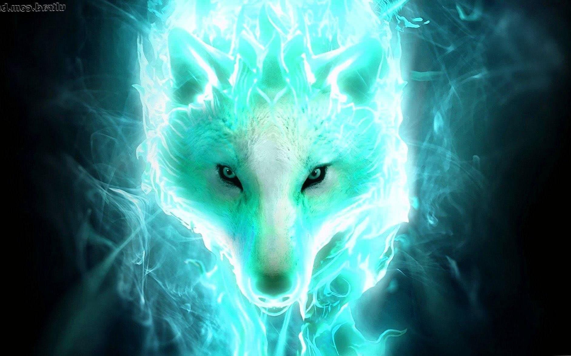 Cool Green Wolf Wallpapers