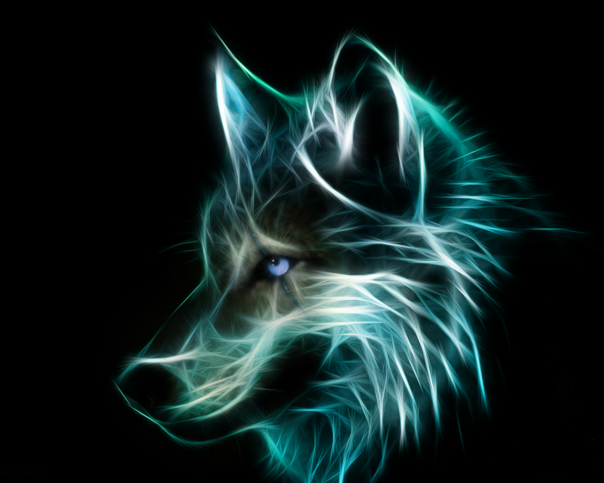 Cool Green Wolf Wallpapers