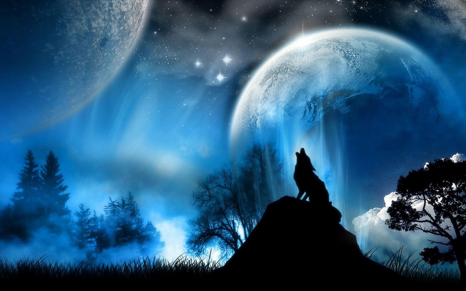 Cool Green Wolf Wallpapers