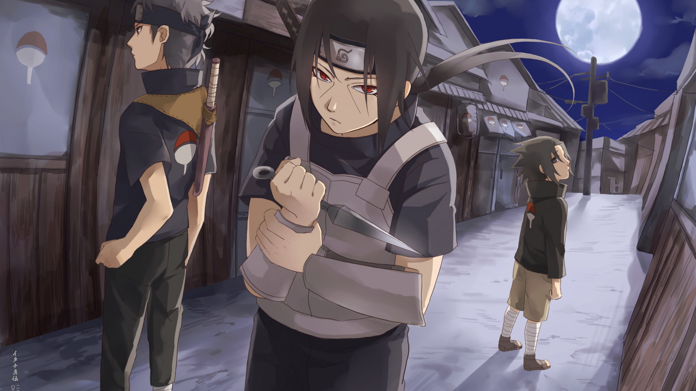 Cool Itachi Uchiha Naruto Art Wallpapers