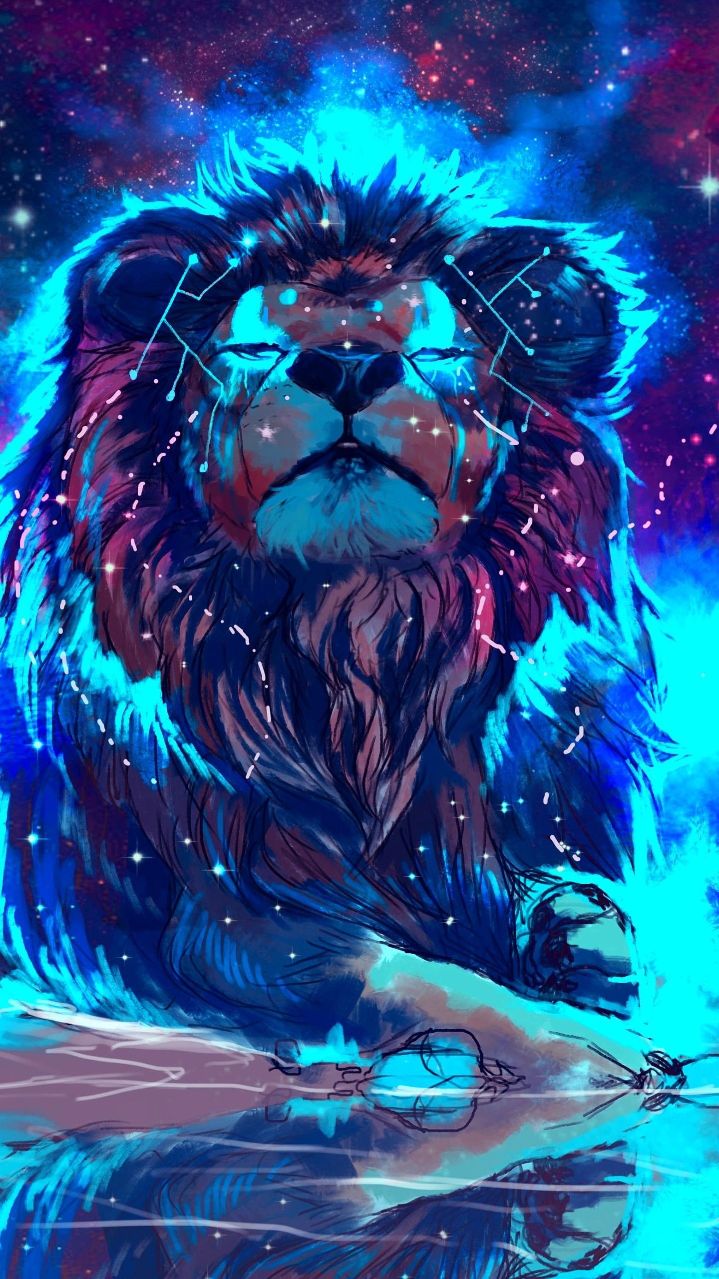 Cool Lion Galaxy Wallpapers