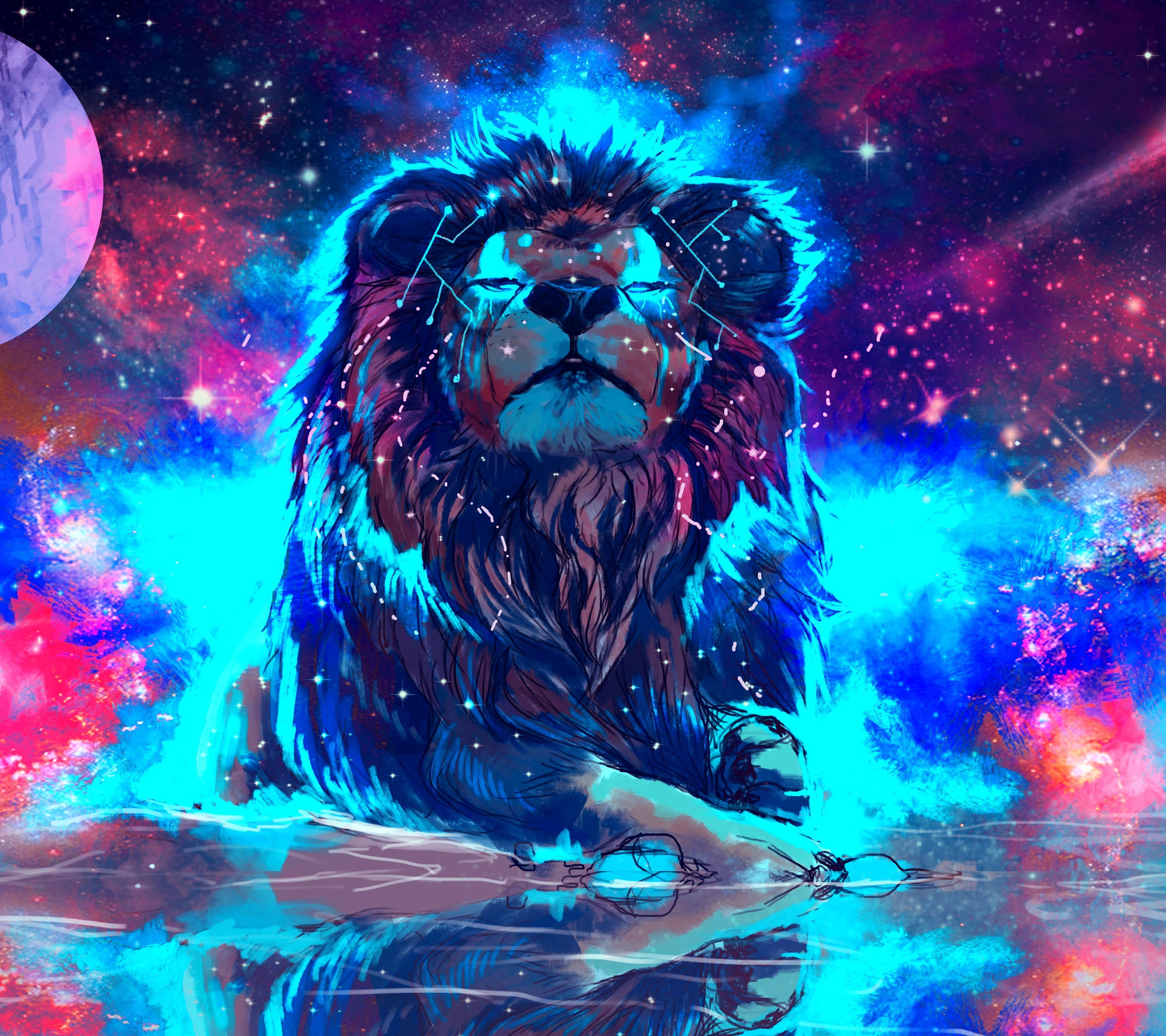 Cool Lion Galaxy Wallpapers