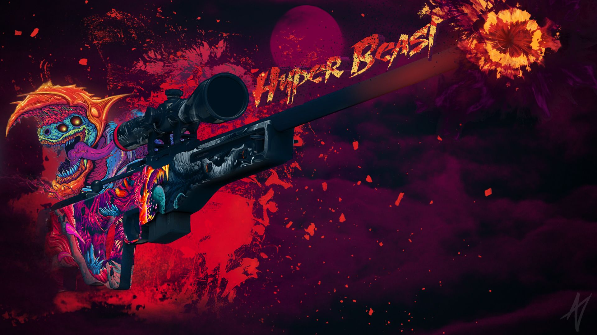 Cool M4A1 Hyperbeast Wallpapers Wallpapers