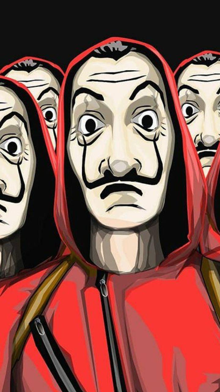 Cool Money Heist Cartoon Wallpapers Wallpapers