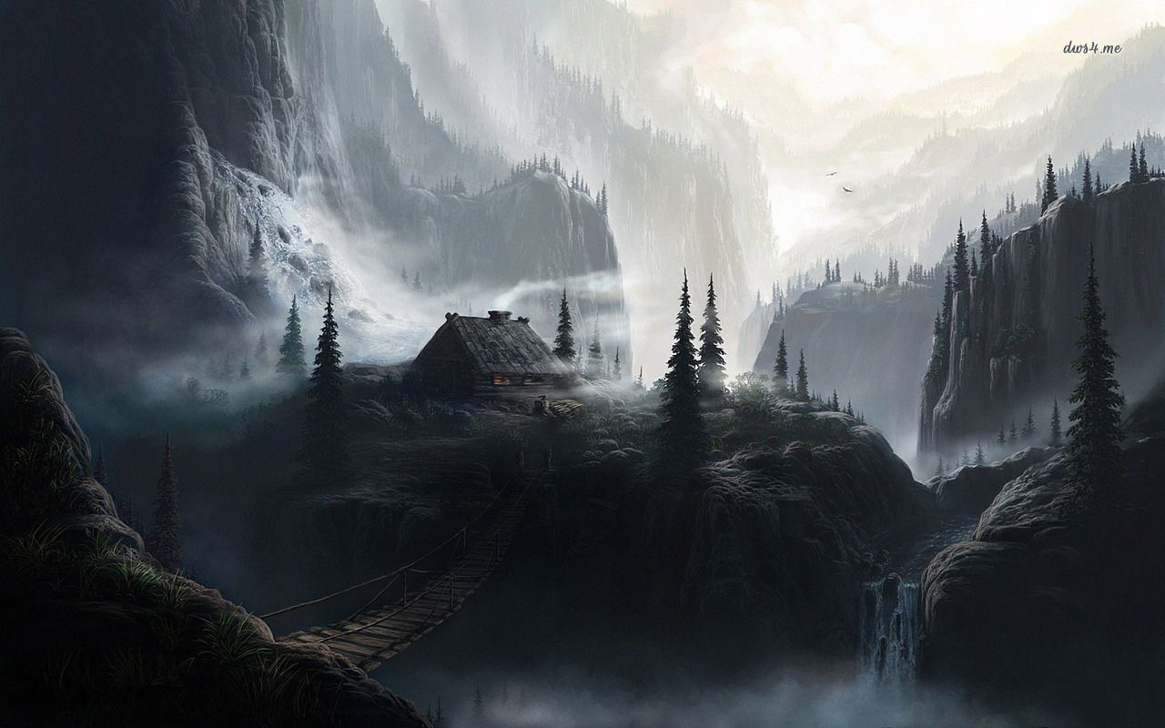 Cool Mountain Fantasy Art Wallpapers