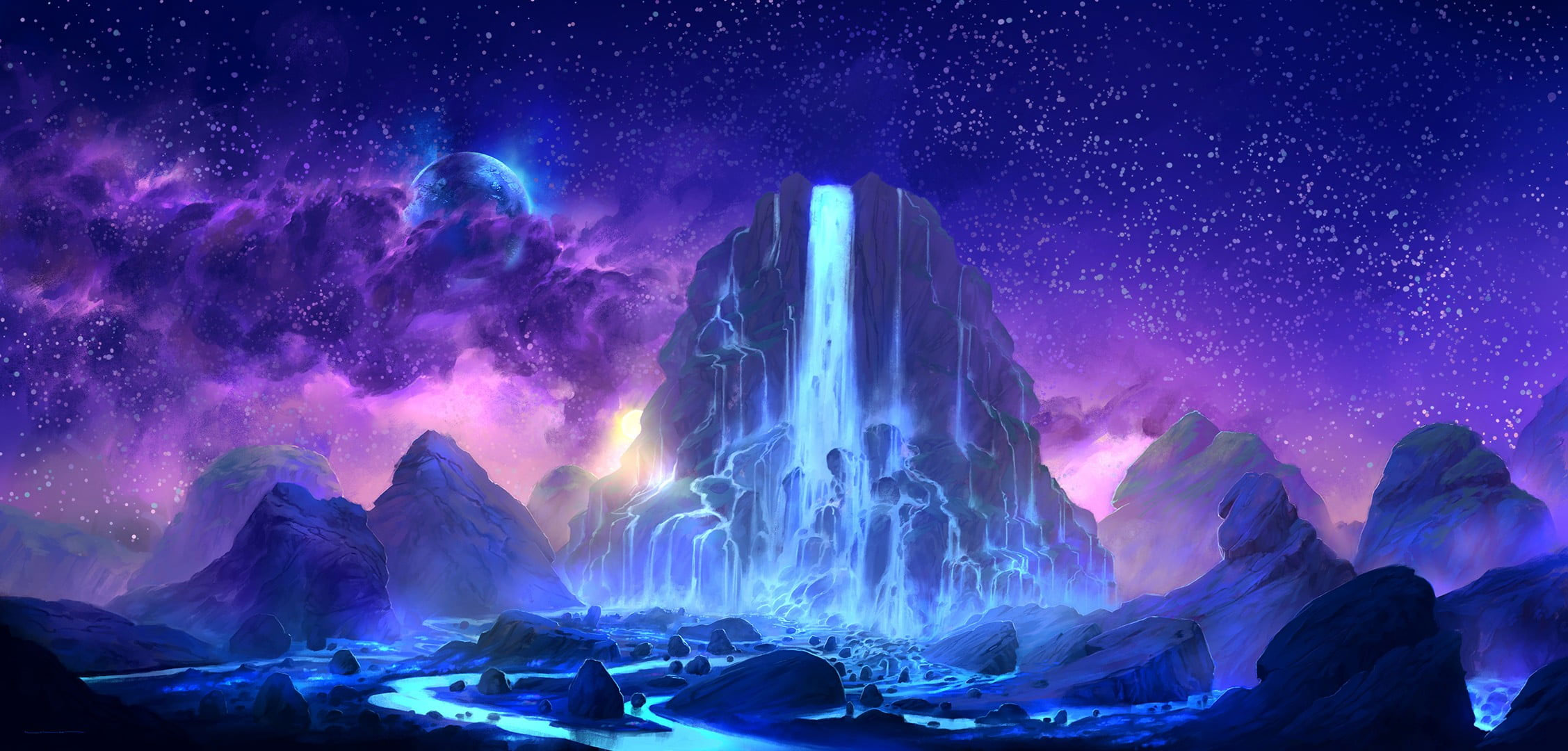 Cool Mountain Fantasy Art Wallpapers