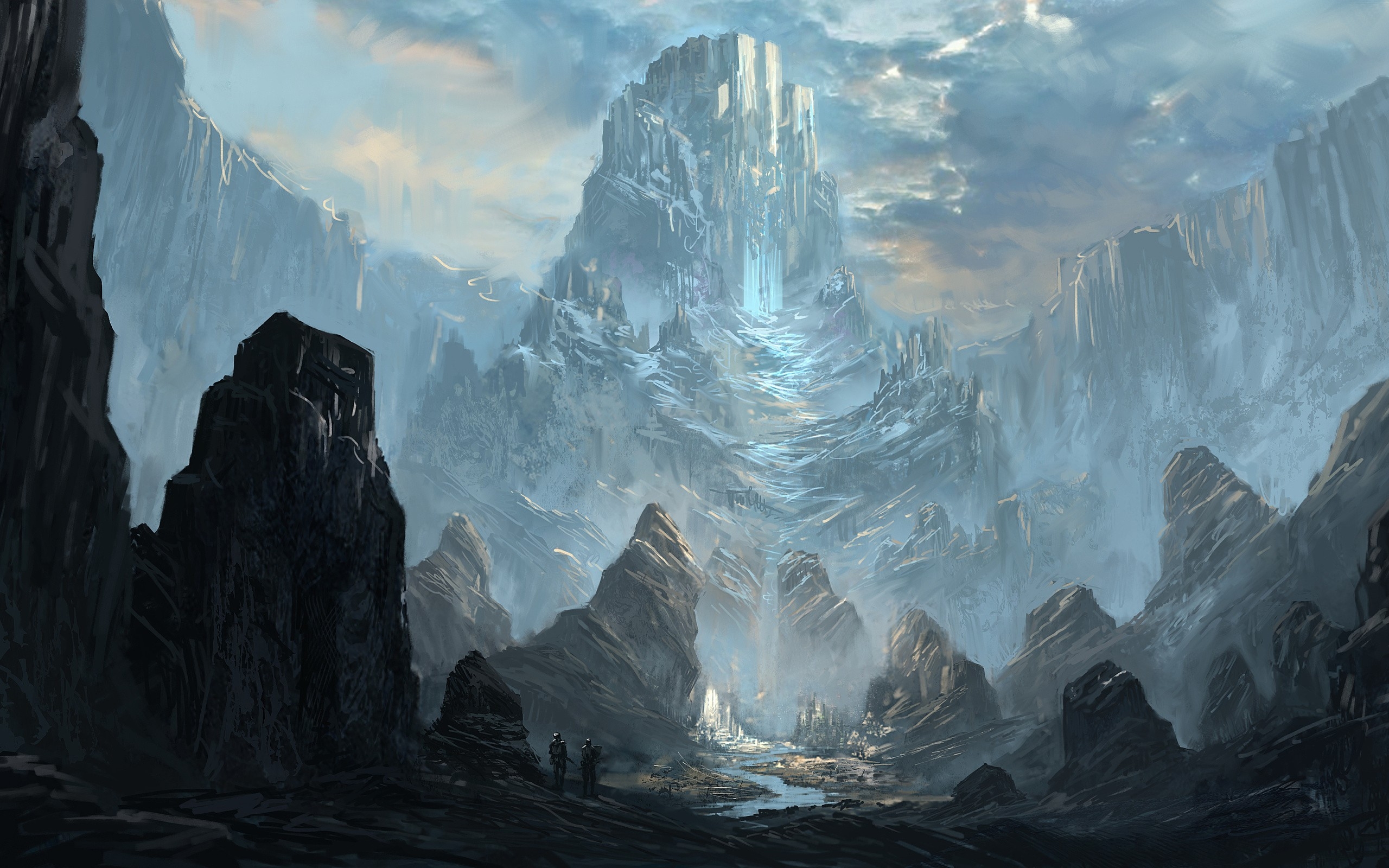 Cool Mountain Fantasy Art Wallpapers