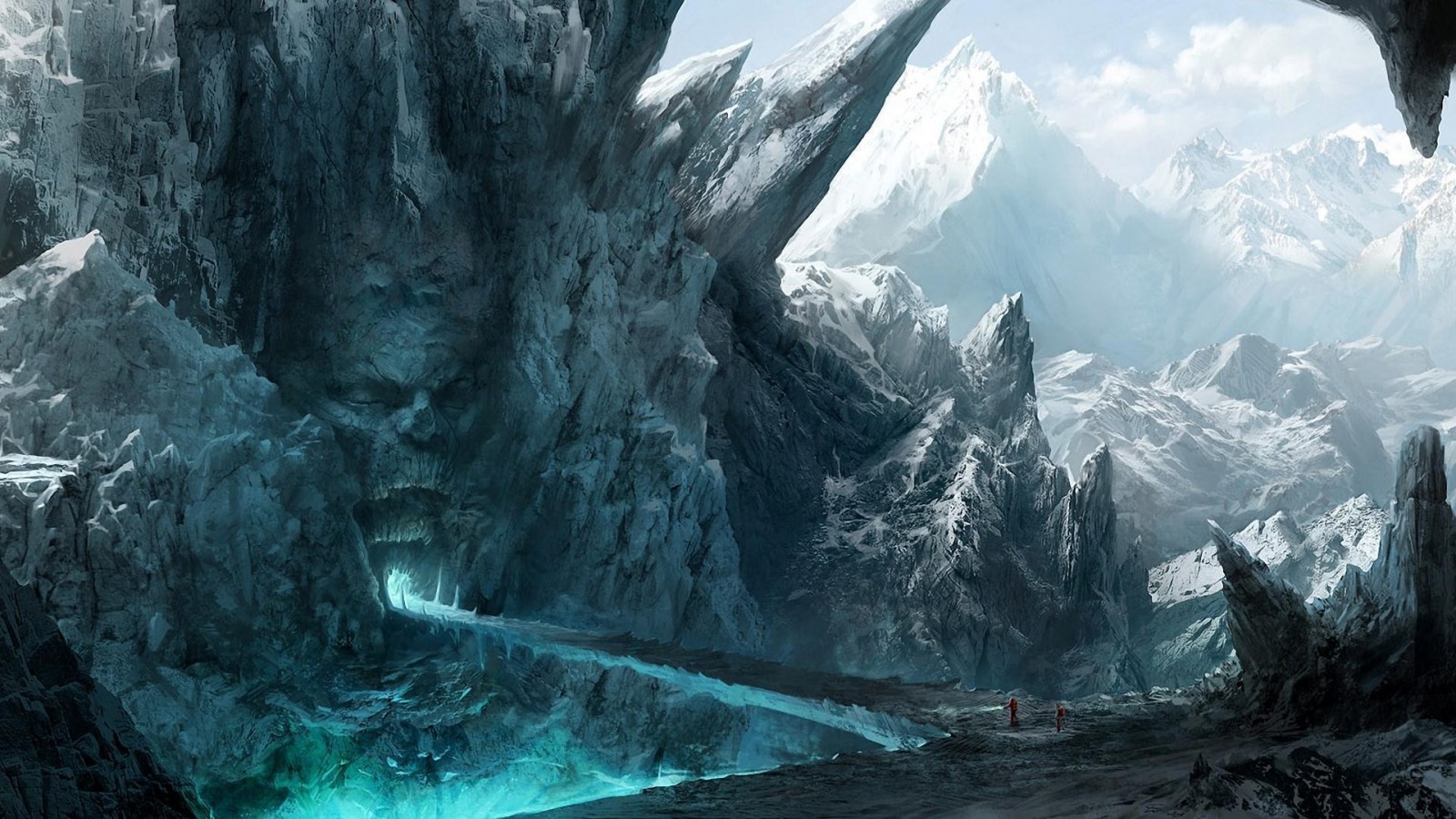 Cool Mountain Fantasy Art Wallpapers