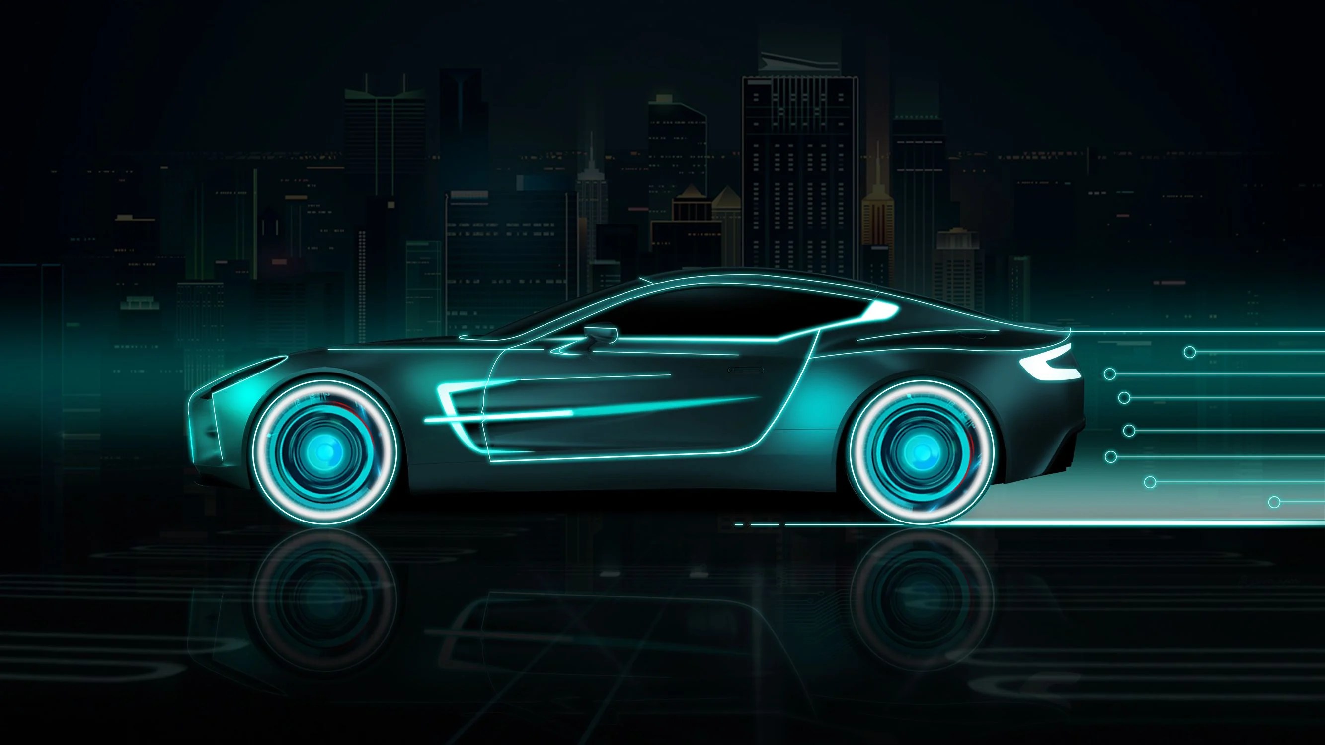 Cool Neon Cars Wallpapers