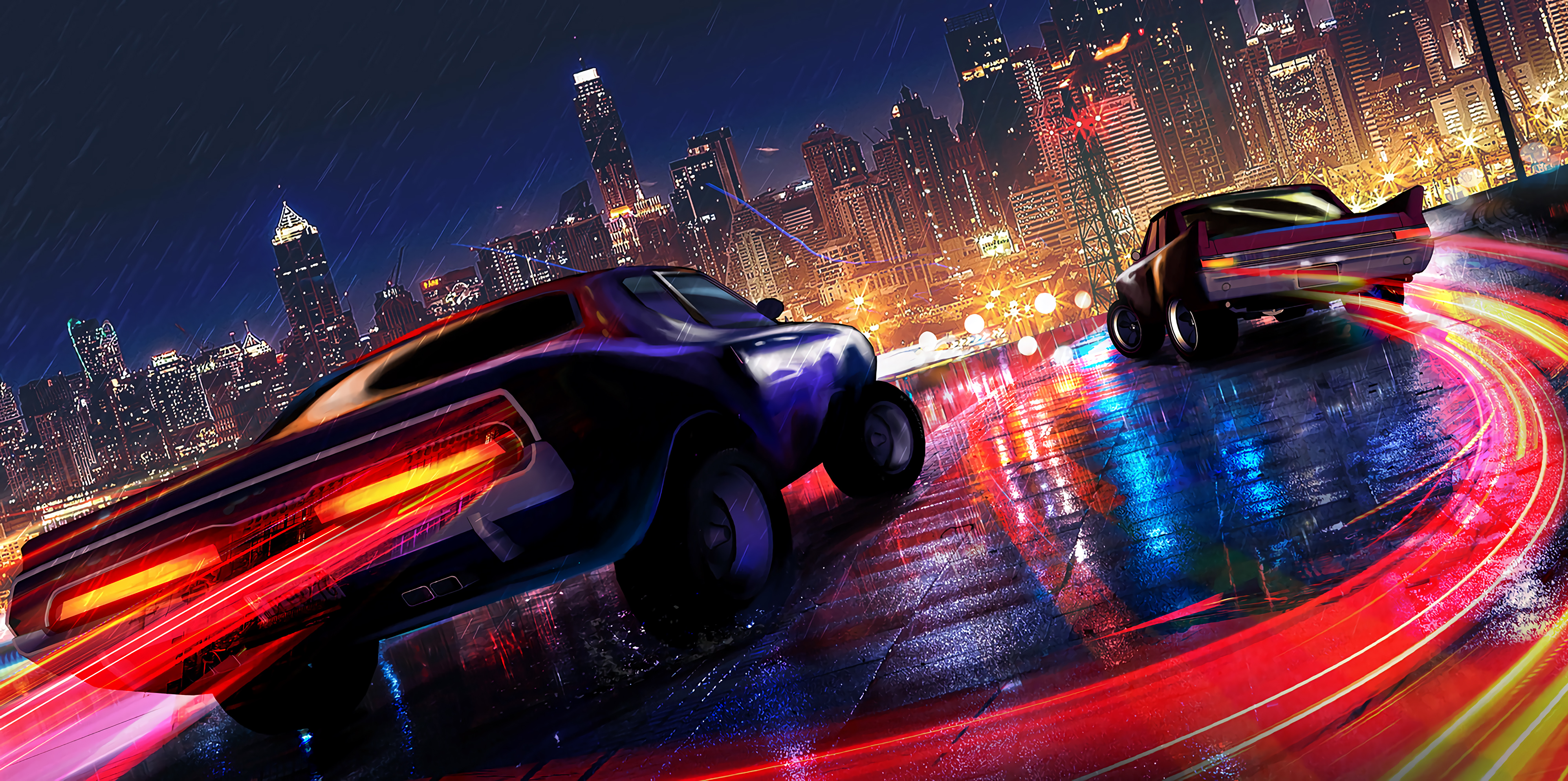 Cool Neon Cars Wallpapers