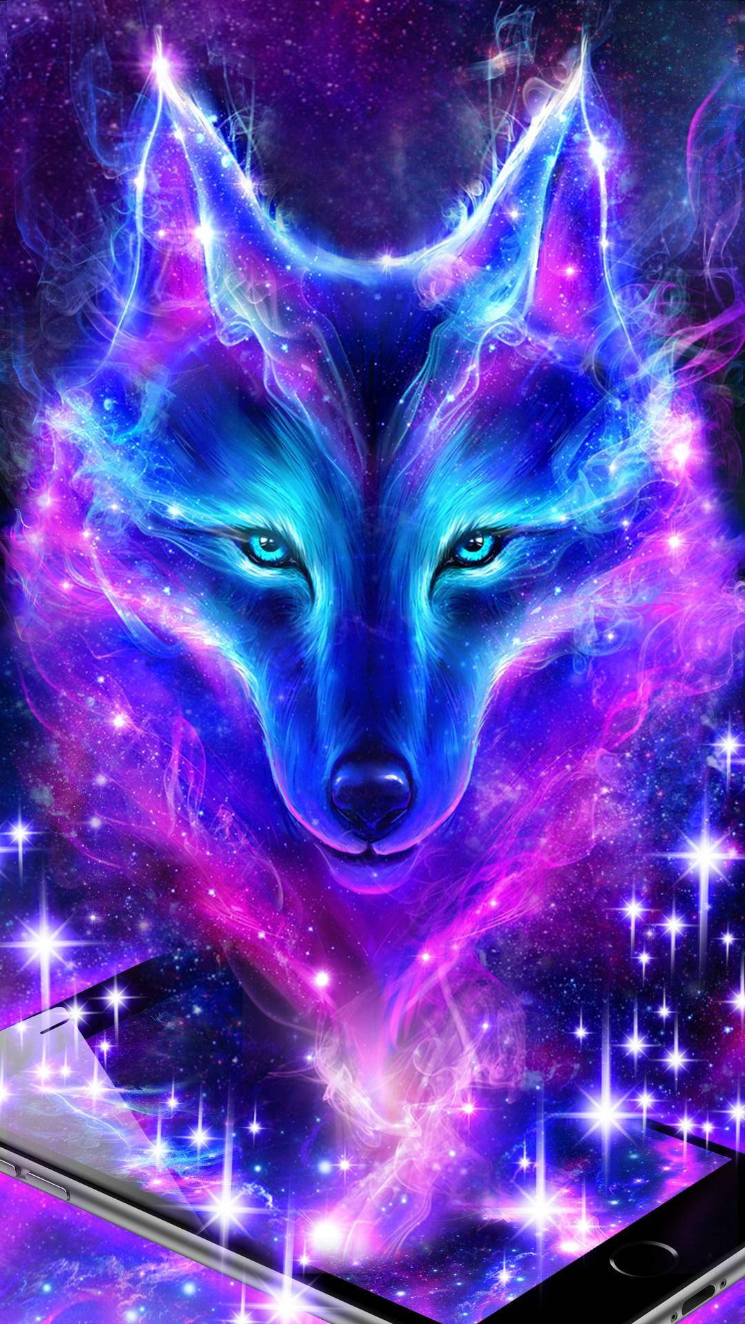 Cool Neon Wolves Wallpapers Wallpapers