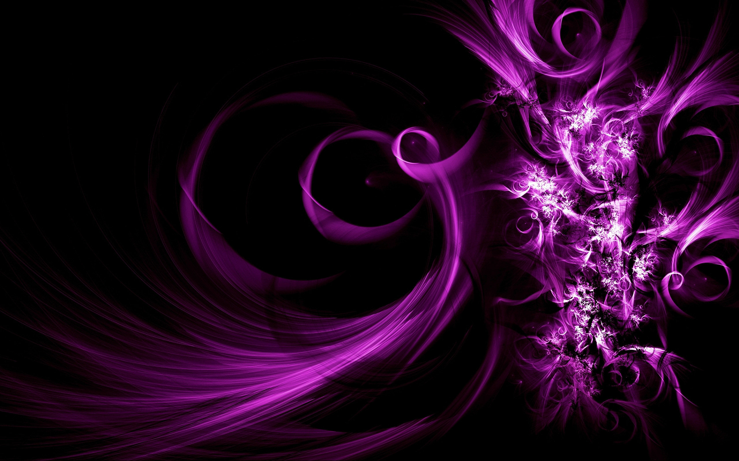 Cool Purple 3D Abstract Backgrounds