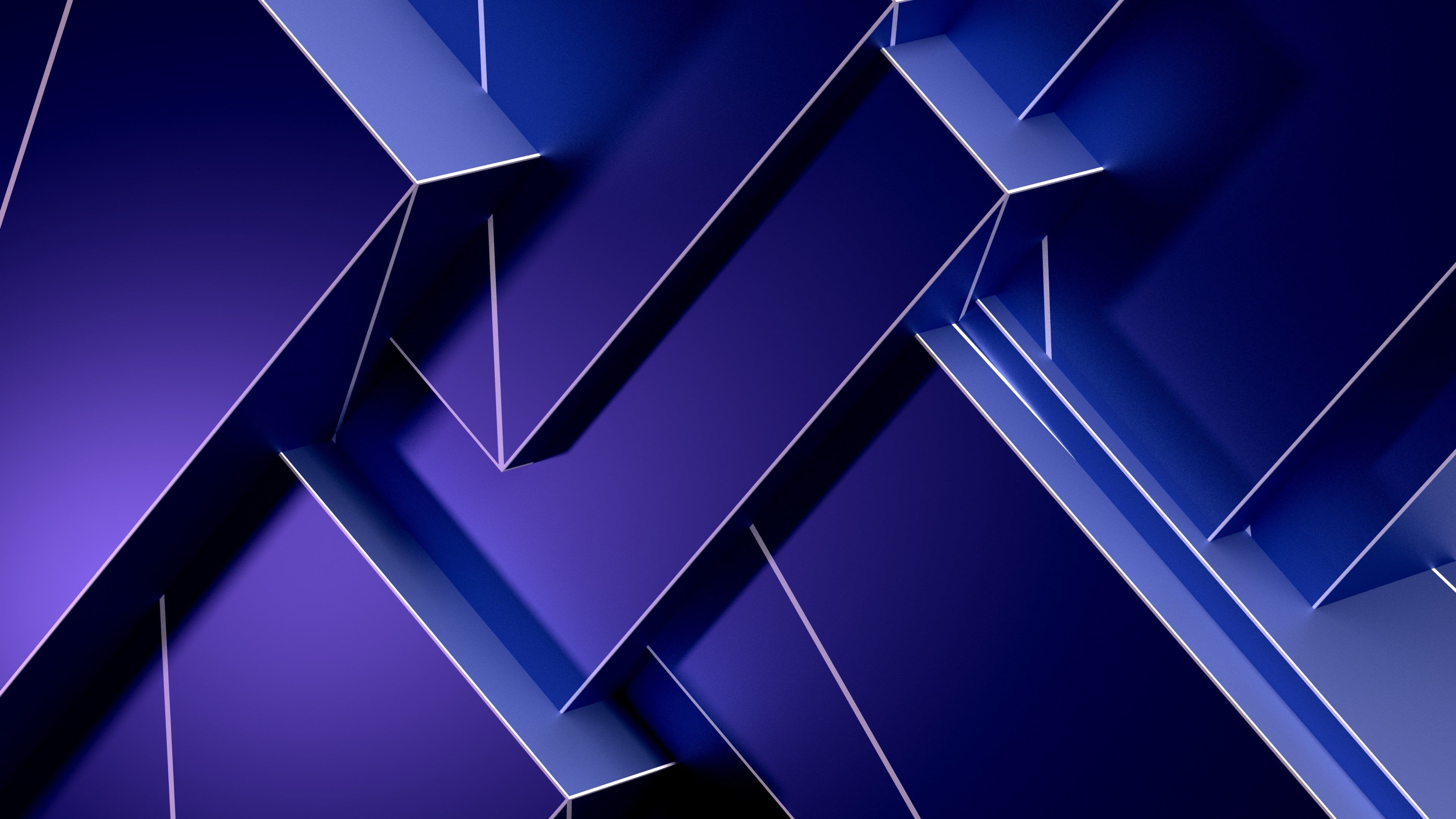 Cool Purple 3D Abstract Backgrounds