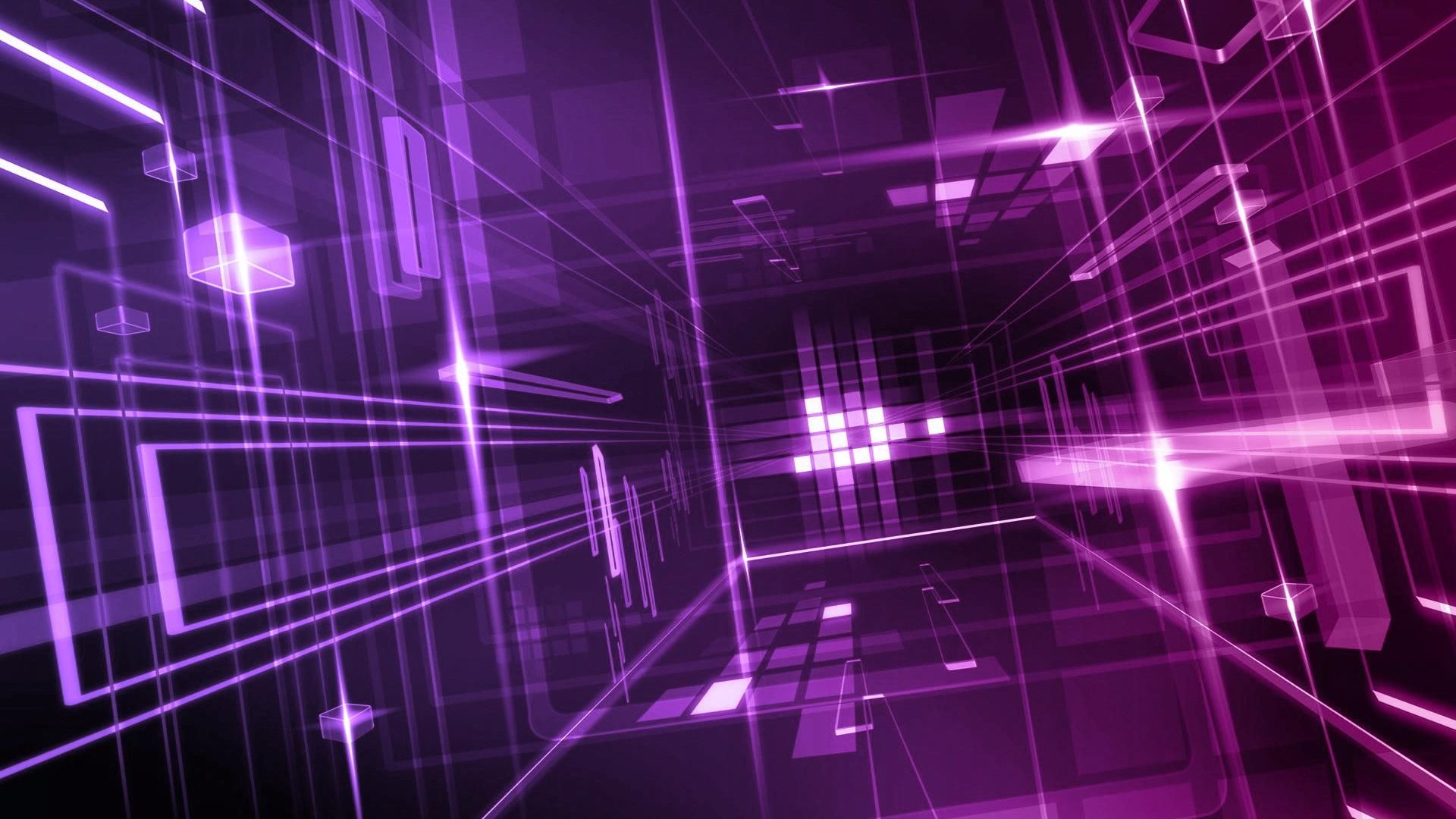 Cool Purple 3D Abstract Backgrounds