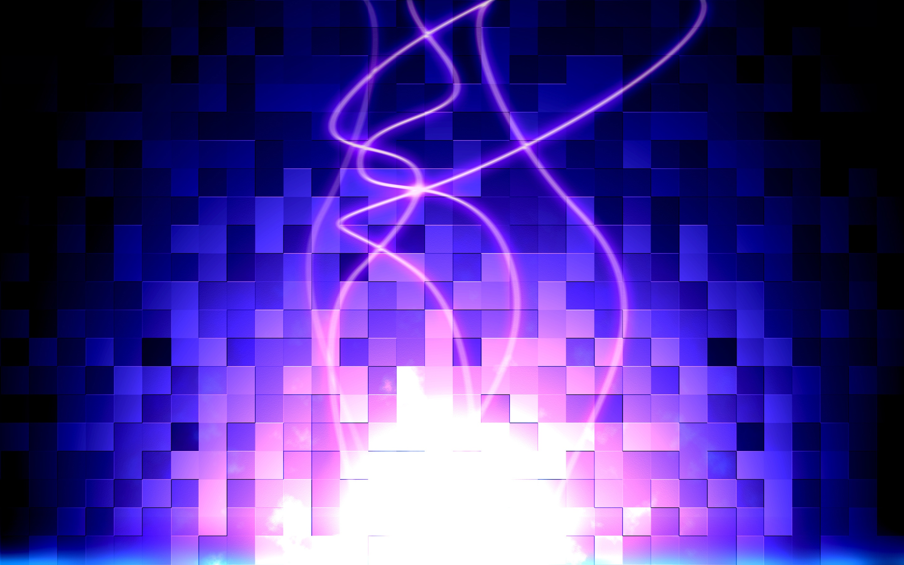 Cool Purple 3D Abstract Backgrounds