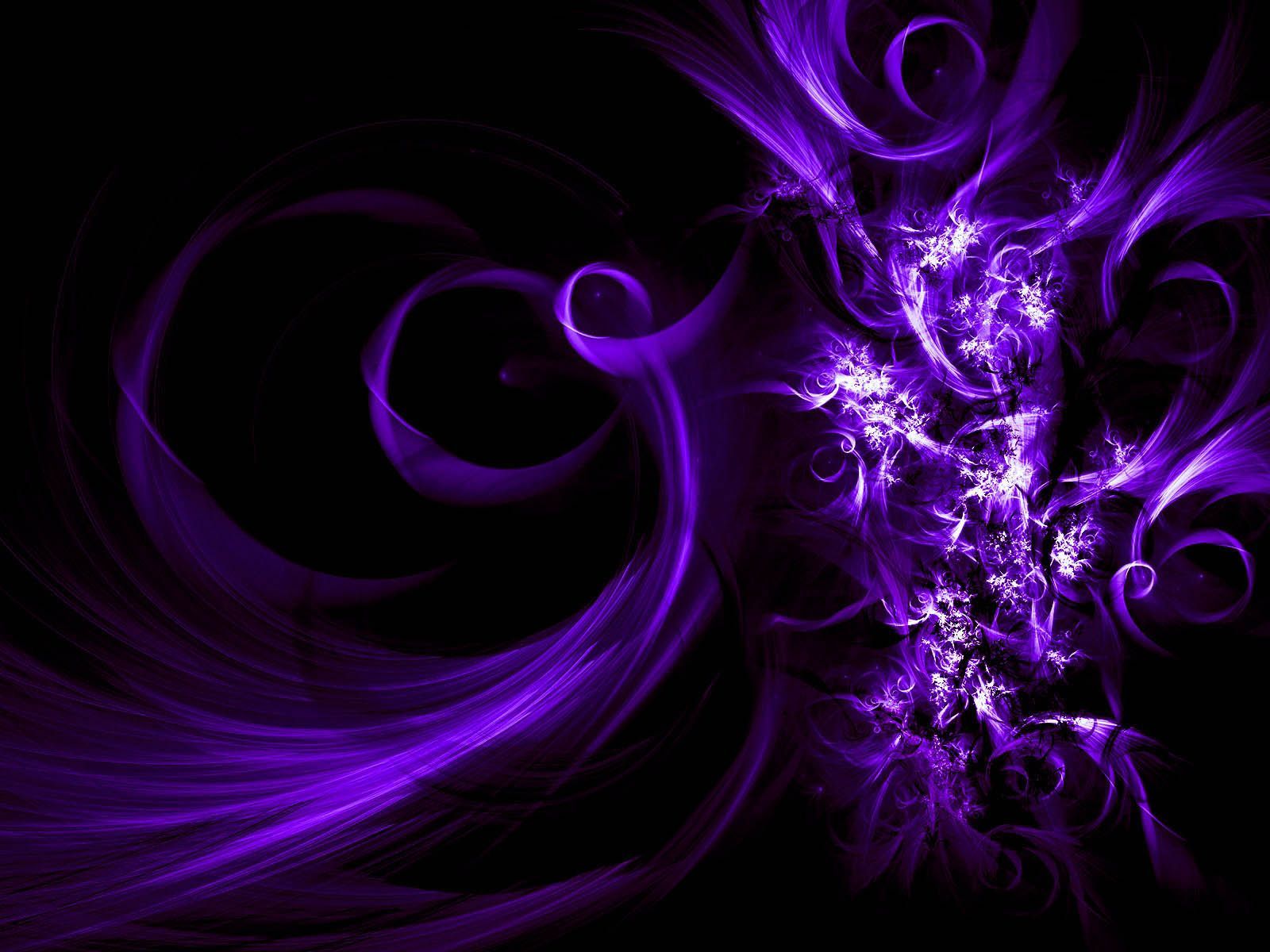 Cool Purple 3D Abstract Backgrounds