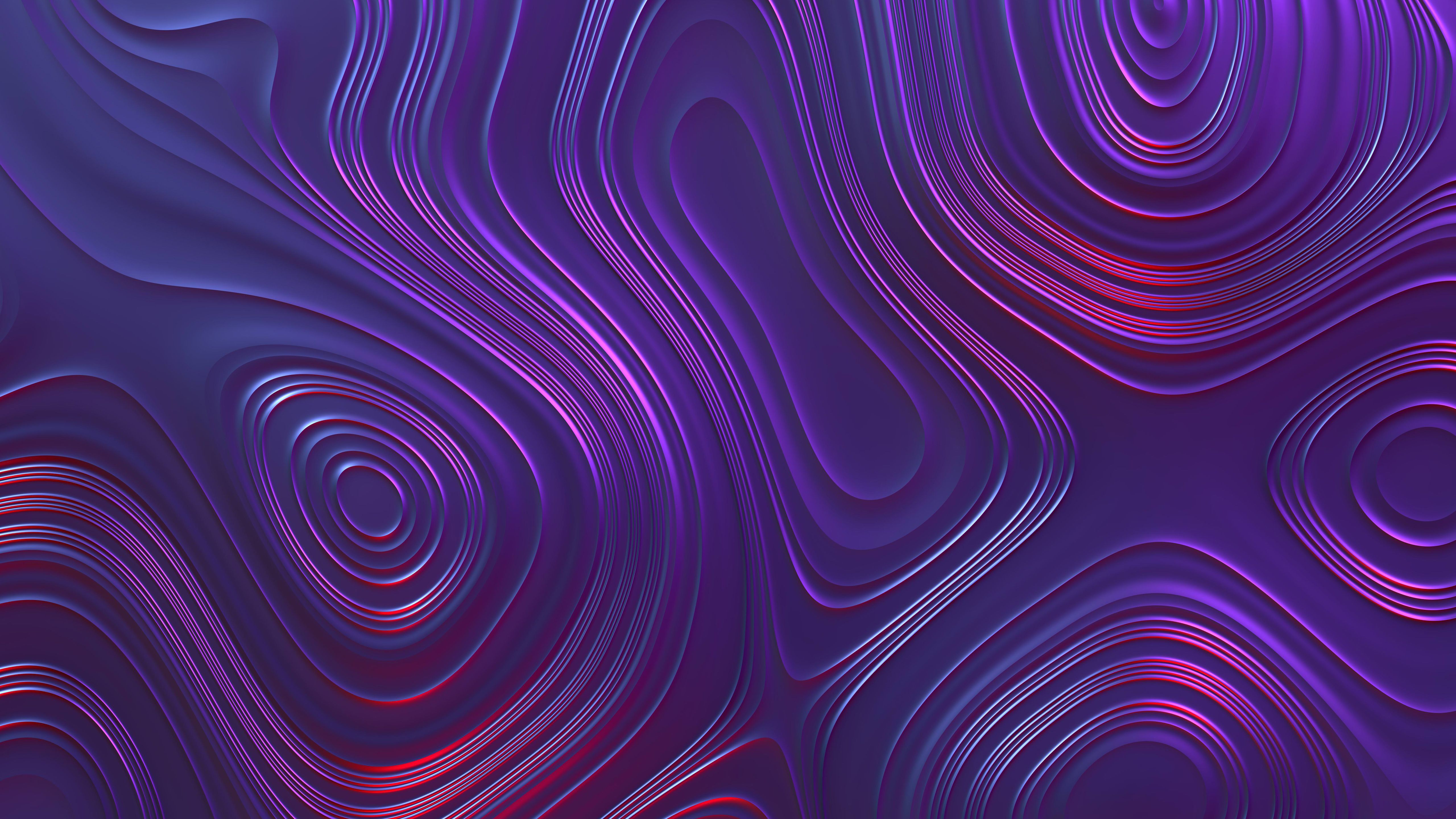 Cool Purple 3D Abstract Backgrounds