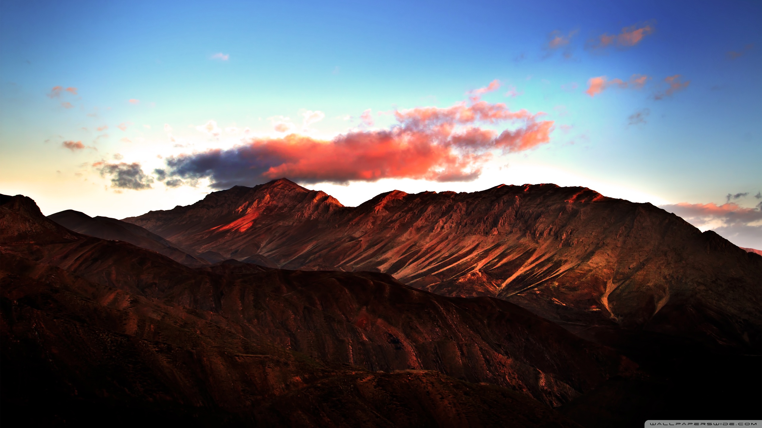 Cool Red Mountains 4K Wallpapers