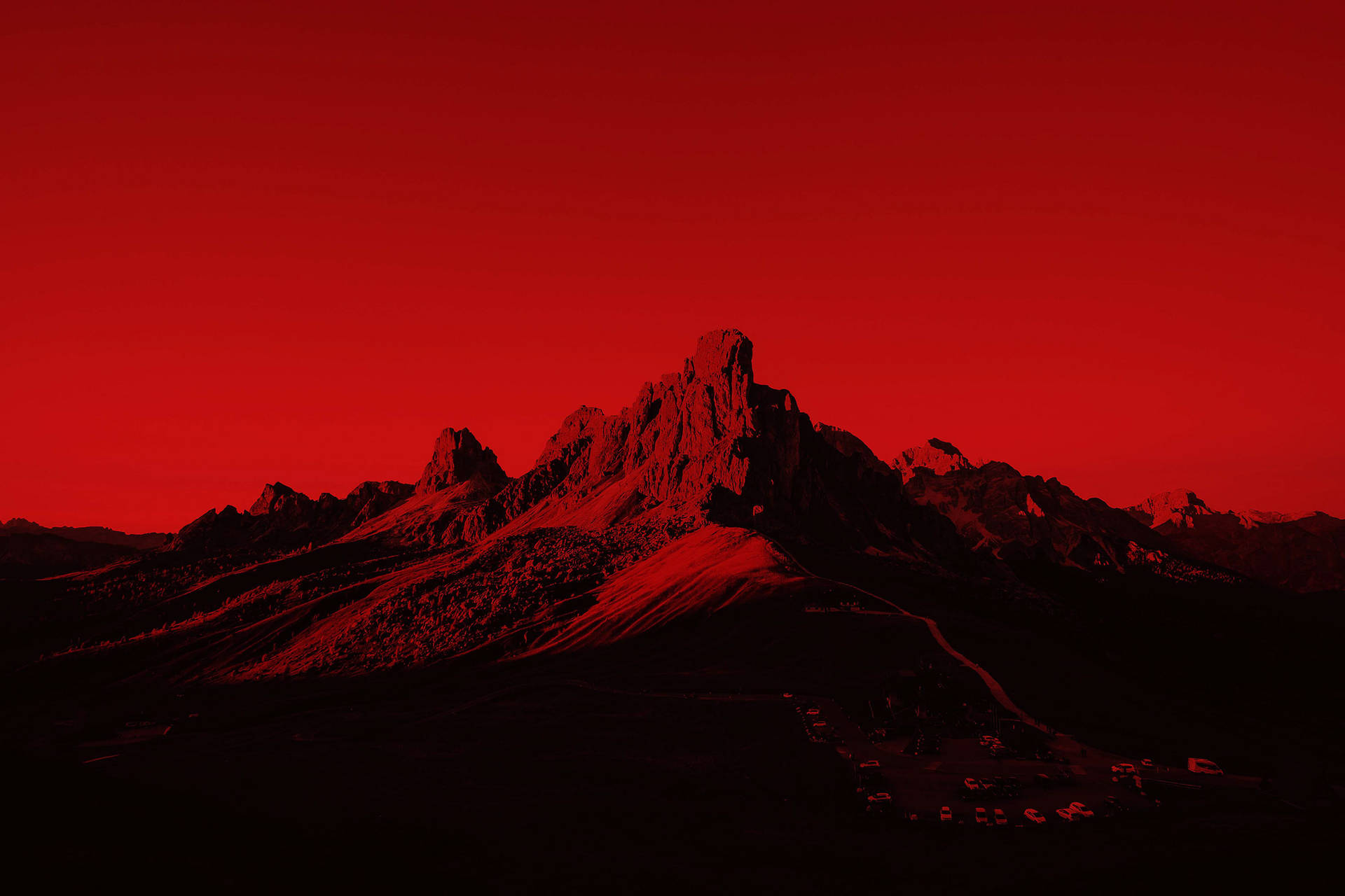 Cool Red Mountains 4K Wallpapers