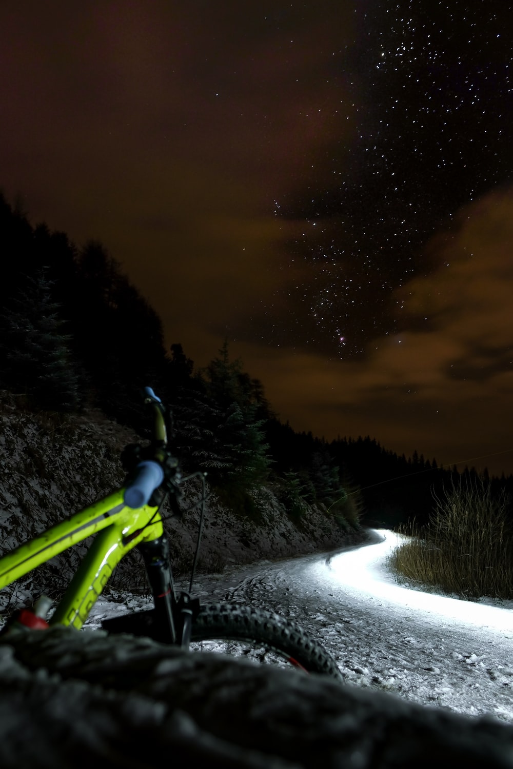 Cool Riding Bike At Night Wallpapers
