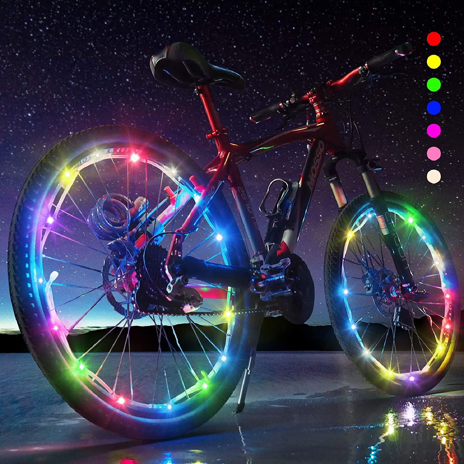 Cool Riding Bike At Night Wallpapers