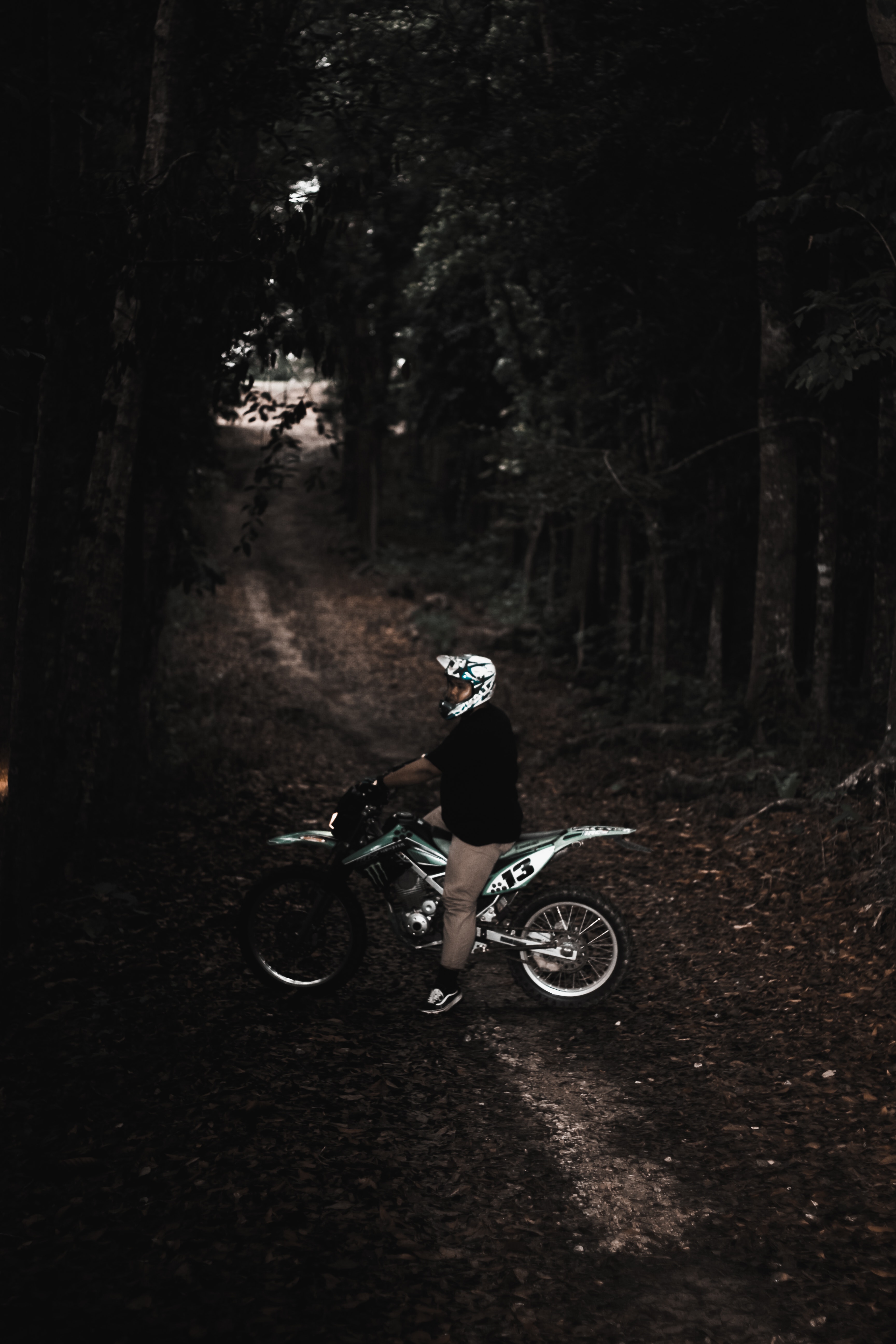 Cool Riding Bike At Night Wallpapers