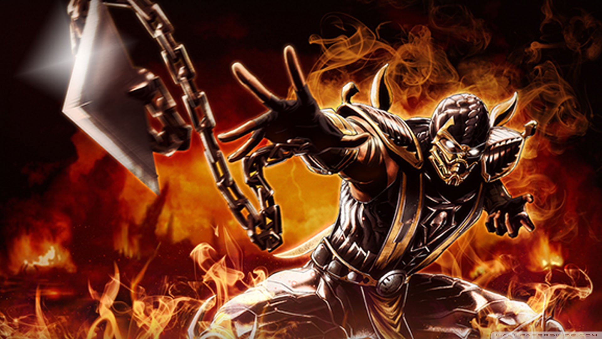 Cool Scorpion New Mortal Kombat Wallpapers