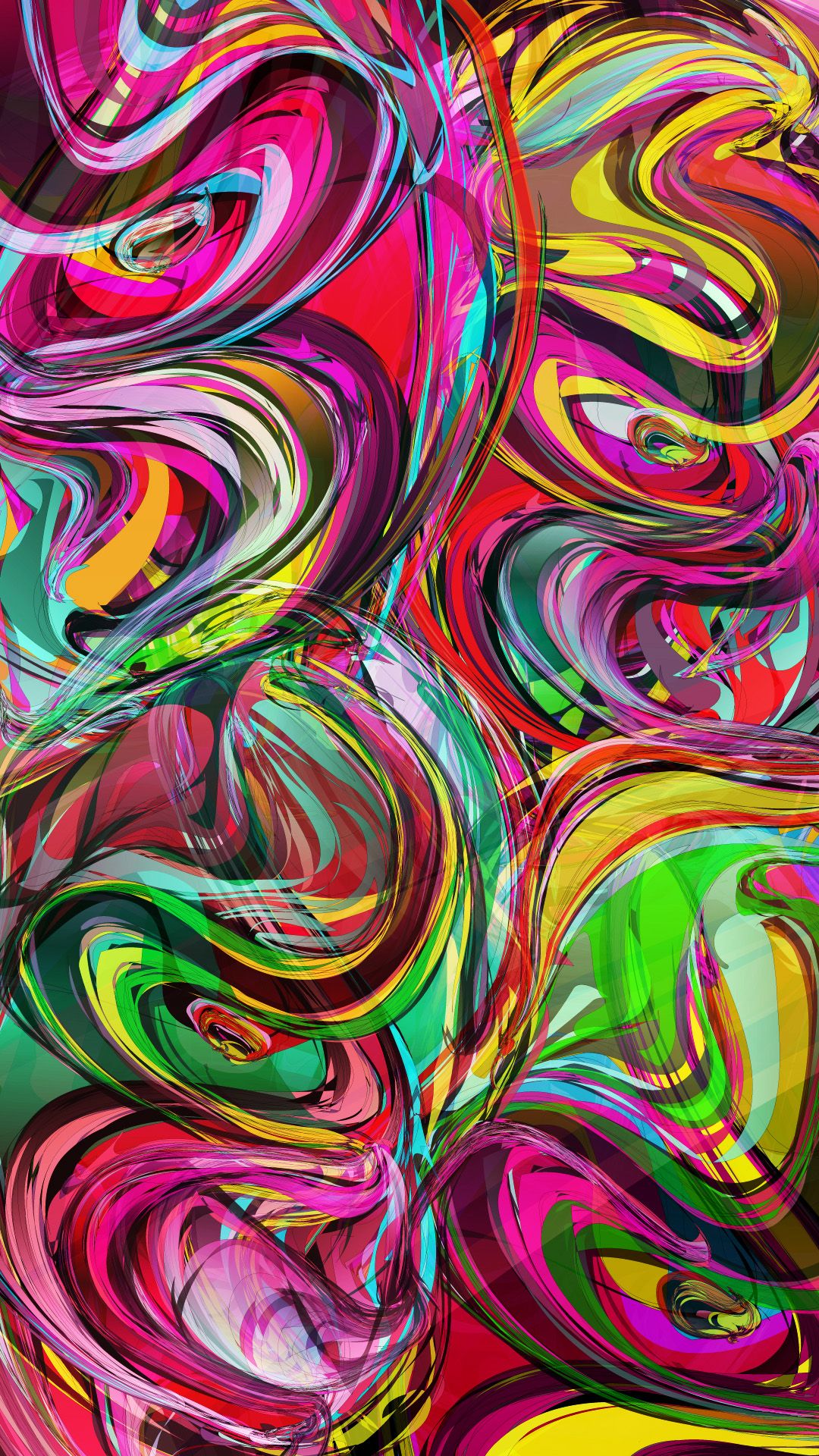 Cool Swirl Colorful Art Wallpapers Wallpapers