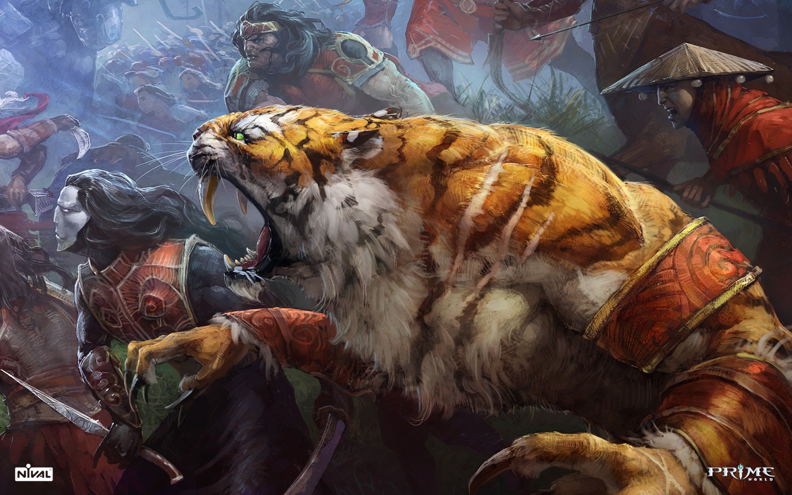 Cool Tiger Warrior Wallpapers