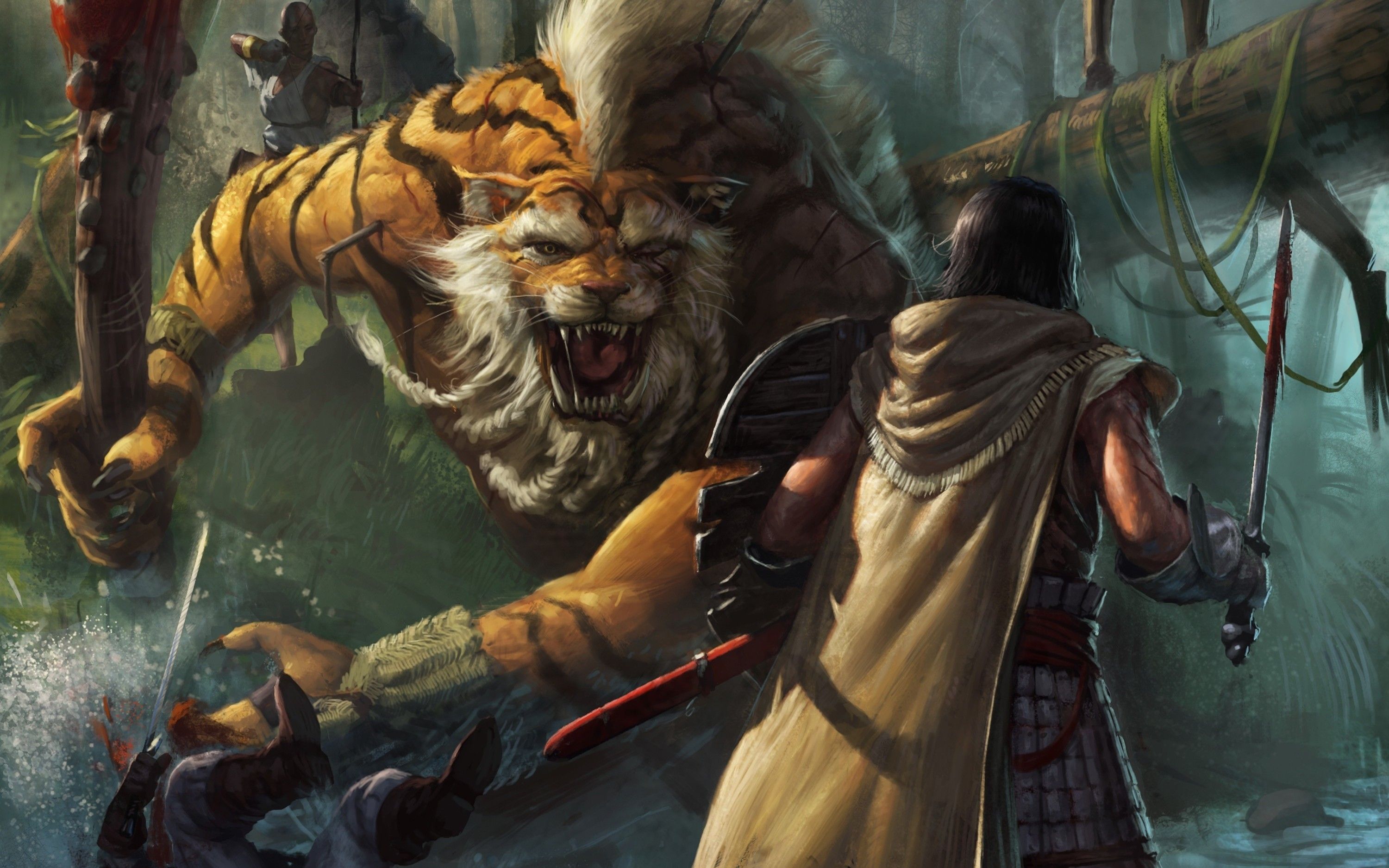 Cool Tiger Warrior Wallpapers