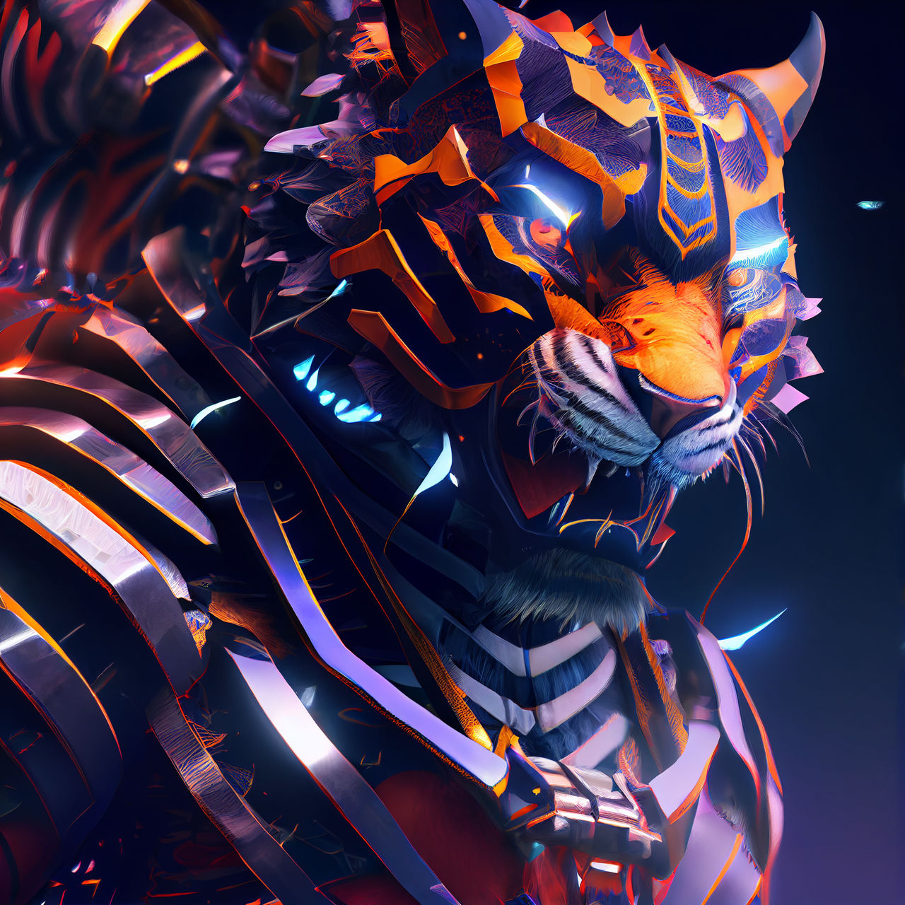 Cool Tiger Warrior Wallpapers