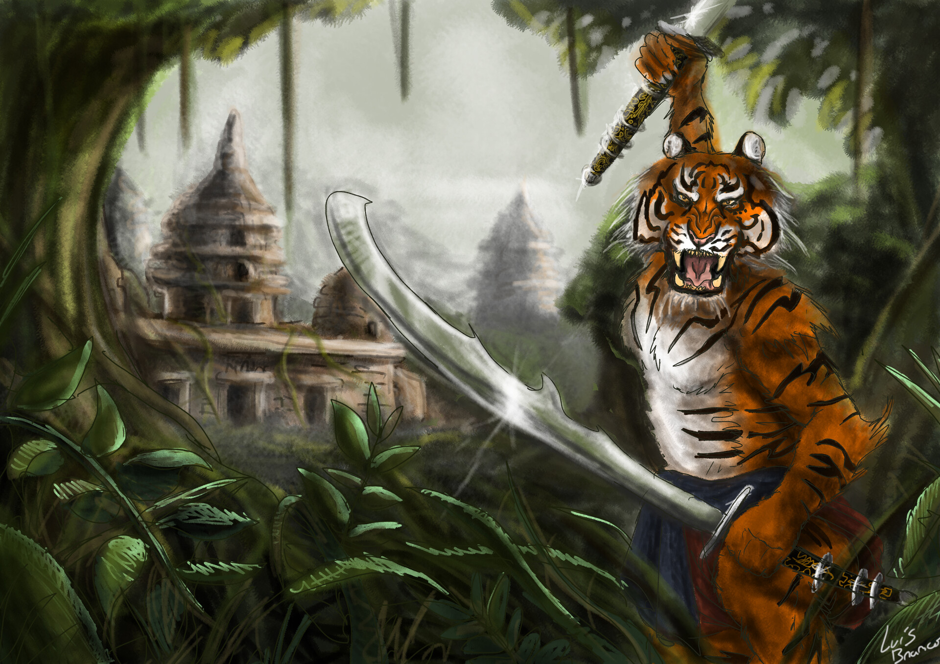 Cool Tiger Warrior Wallpapers