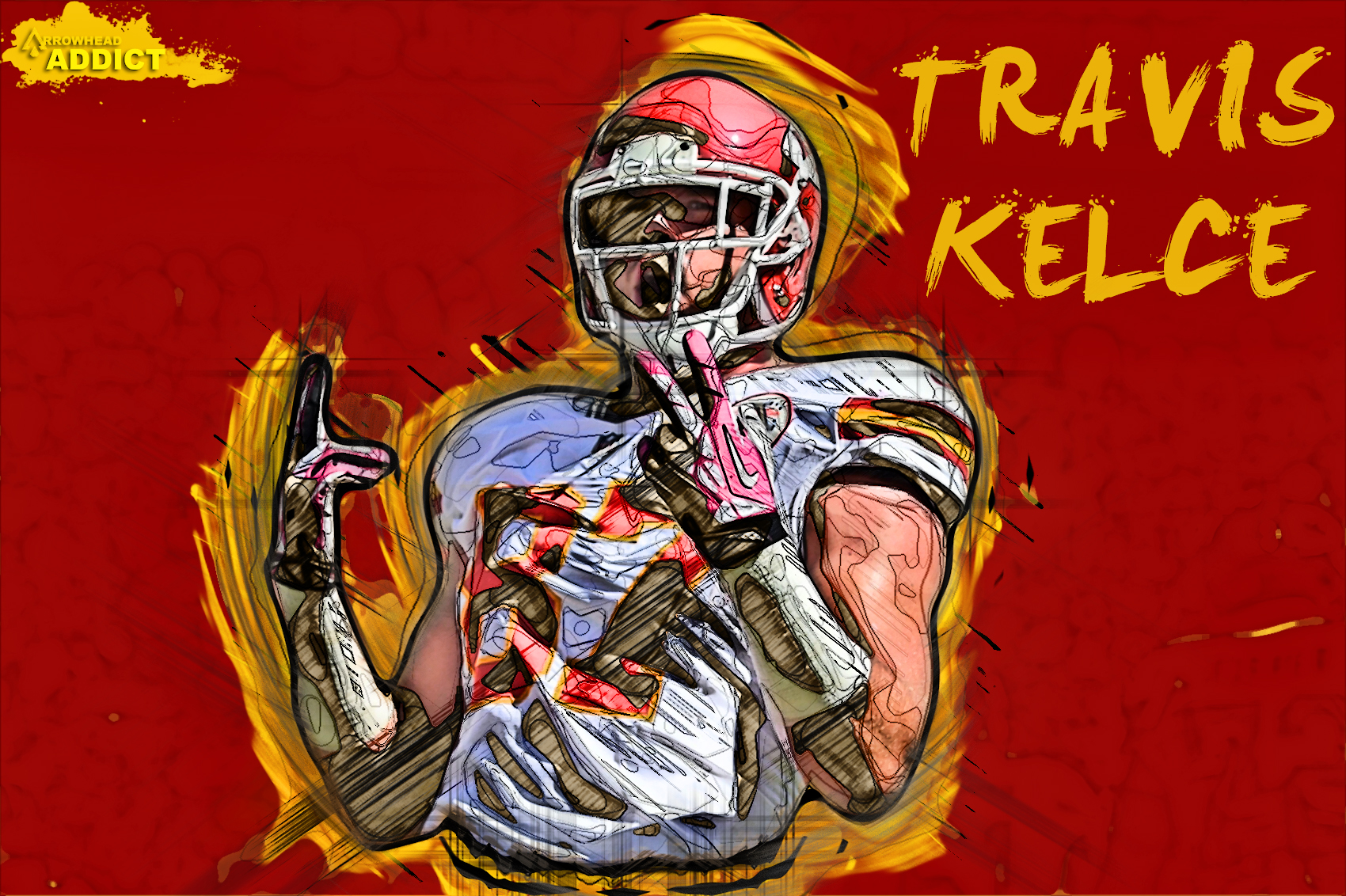 Cool Travis Kelce Wallpapers