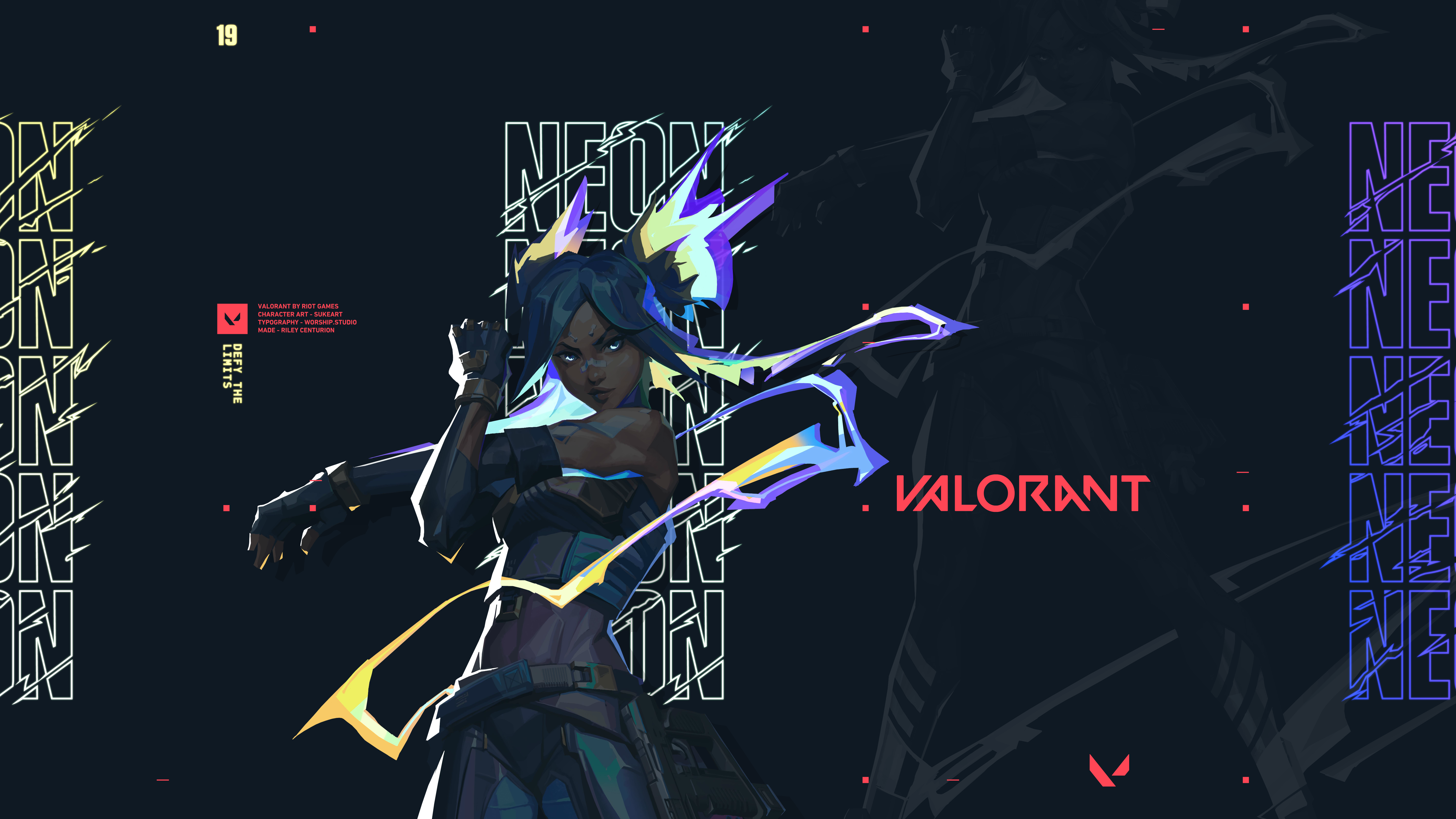 Cool Valorant Neon 2020 Wallpapers