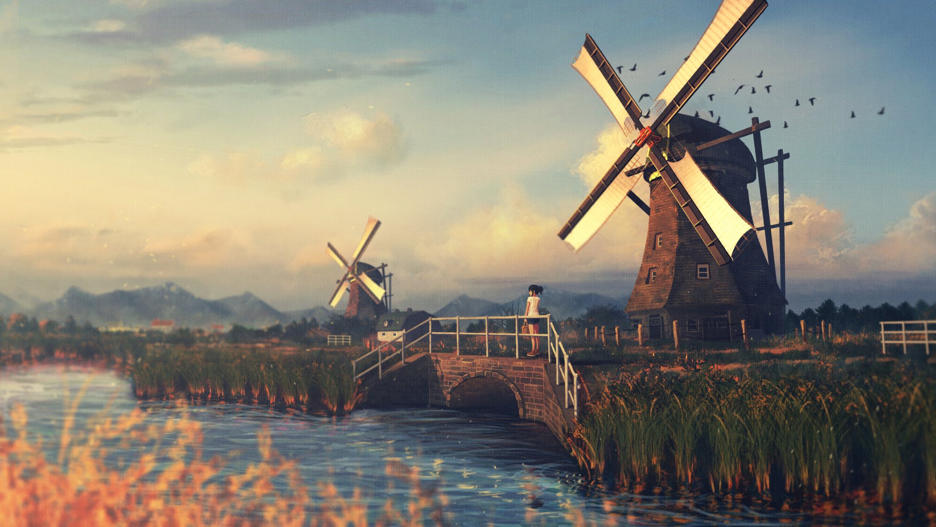 Cool Windmill Hd Wallpapers