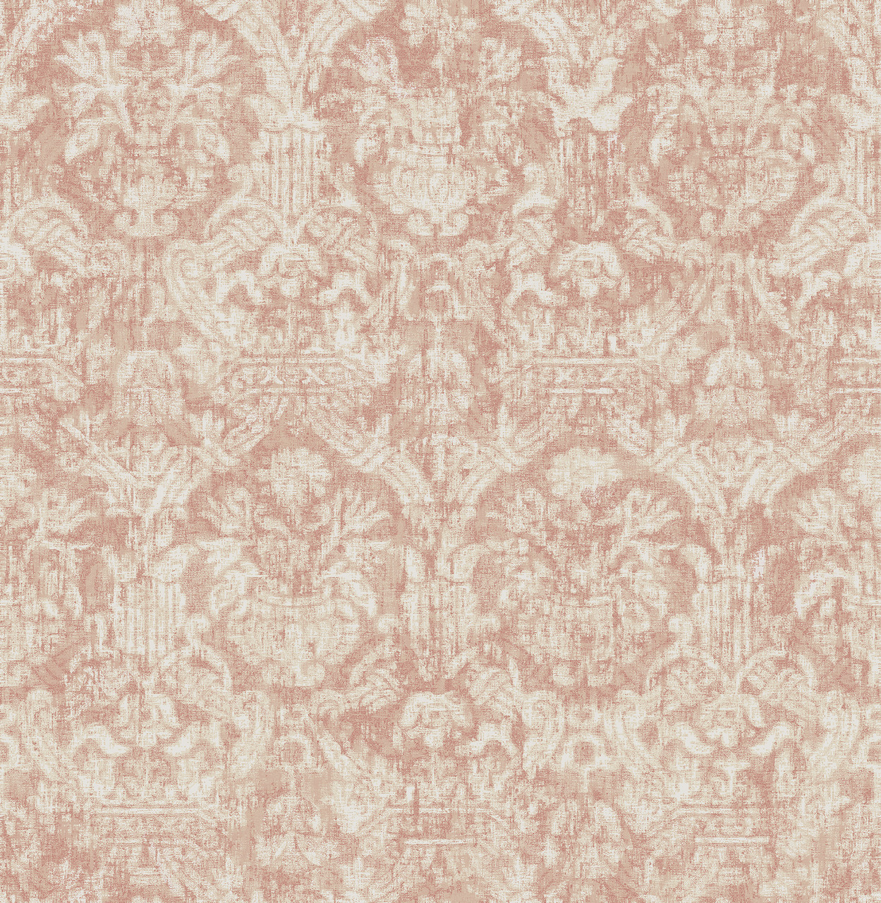 Coral Damask Wallpapers