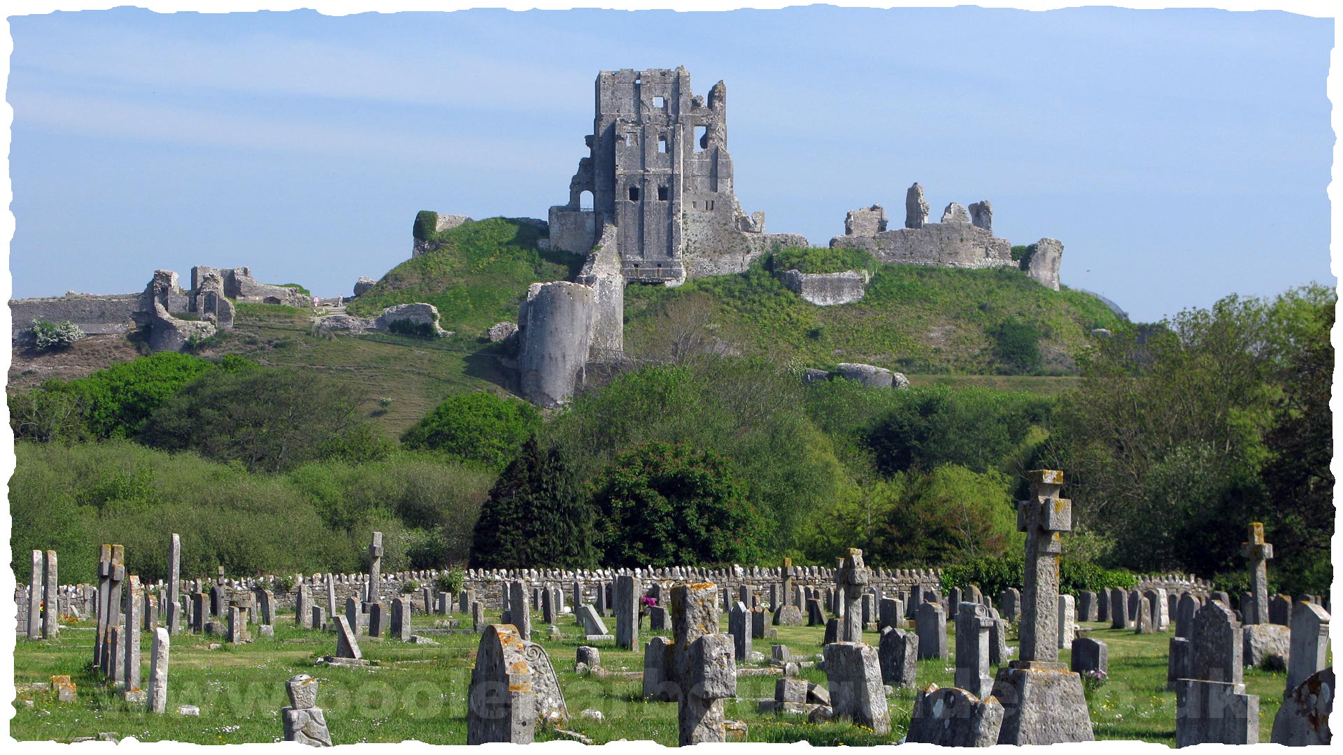 Corfe Castle England Wallpapers