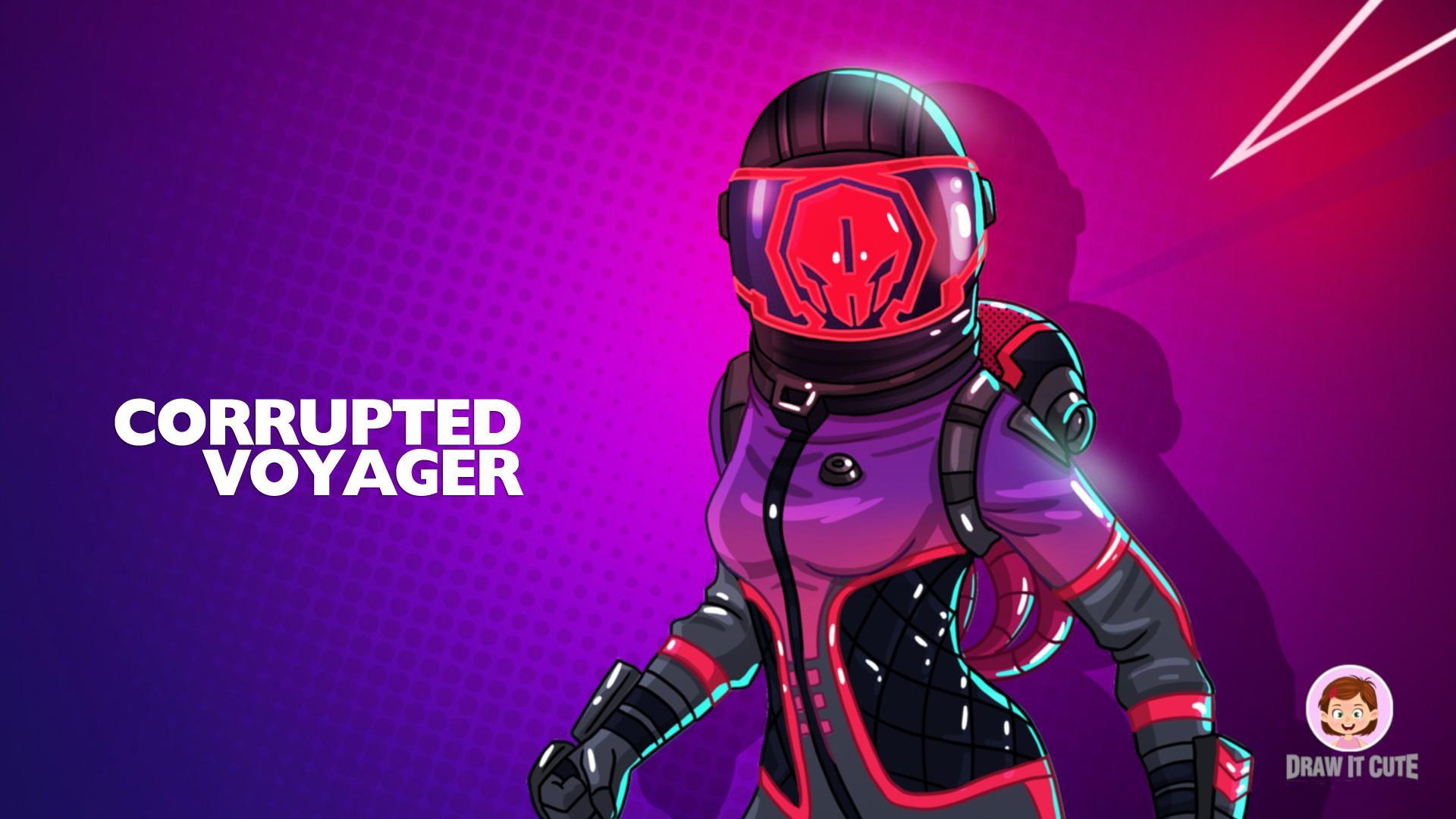 Corrupted Voyager Fortnite Wallpapers