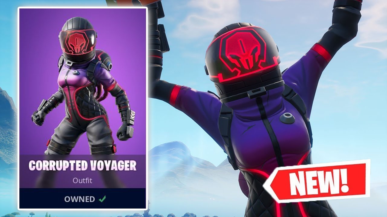Corrupted Voyager Fortnite Wallpapers