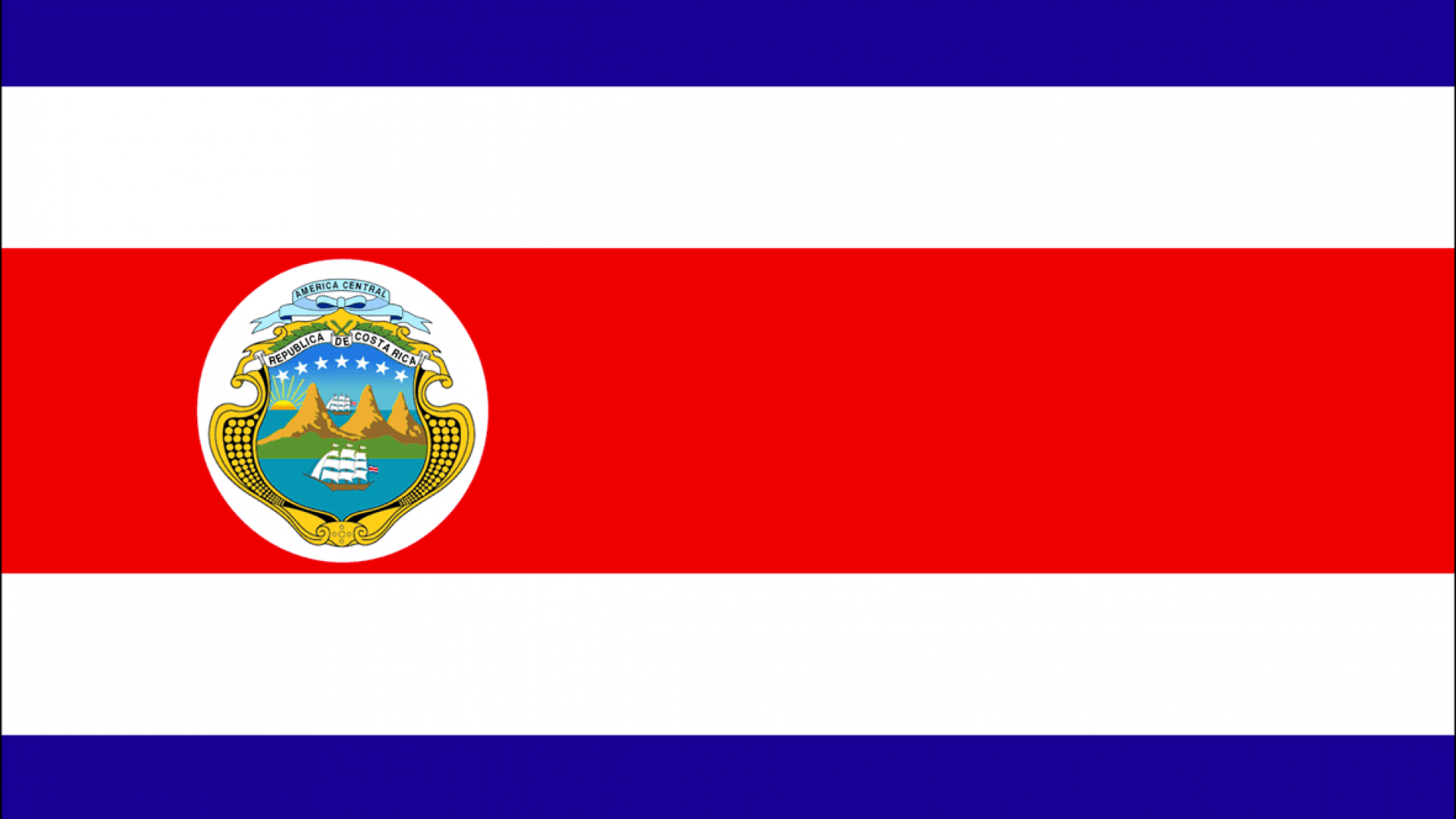 Costa Rica Flag Hd Wallpapers