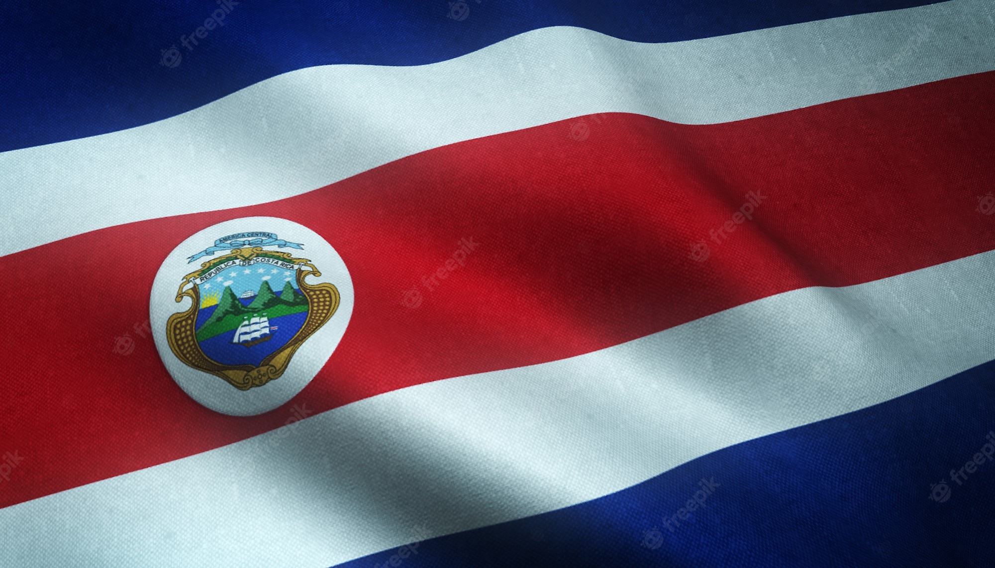 Costa Rica Flag Hd Wallpapers