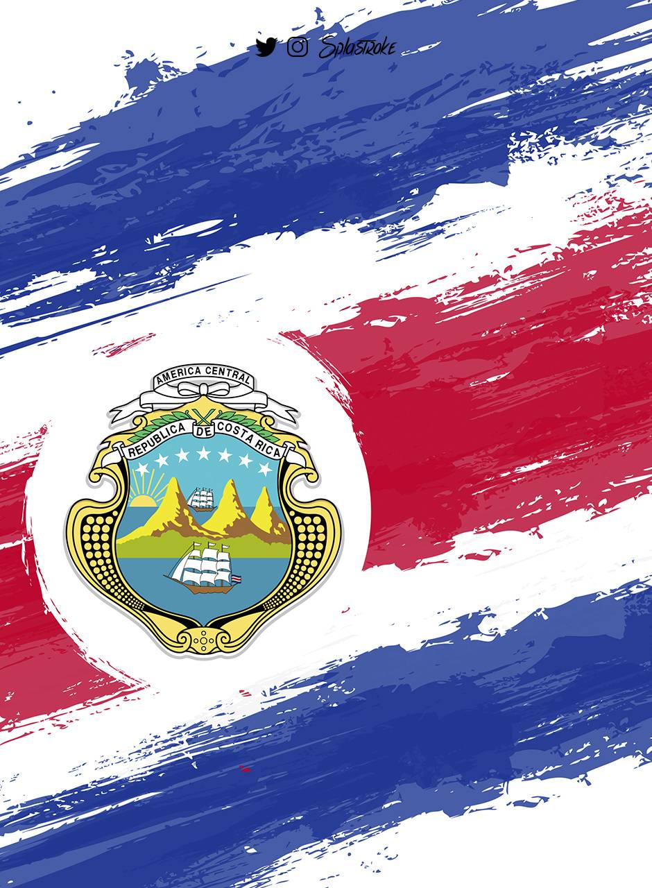 Costa Rica Flag Wallpapers