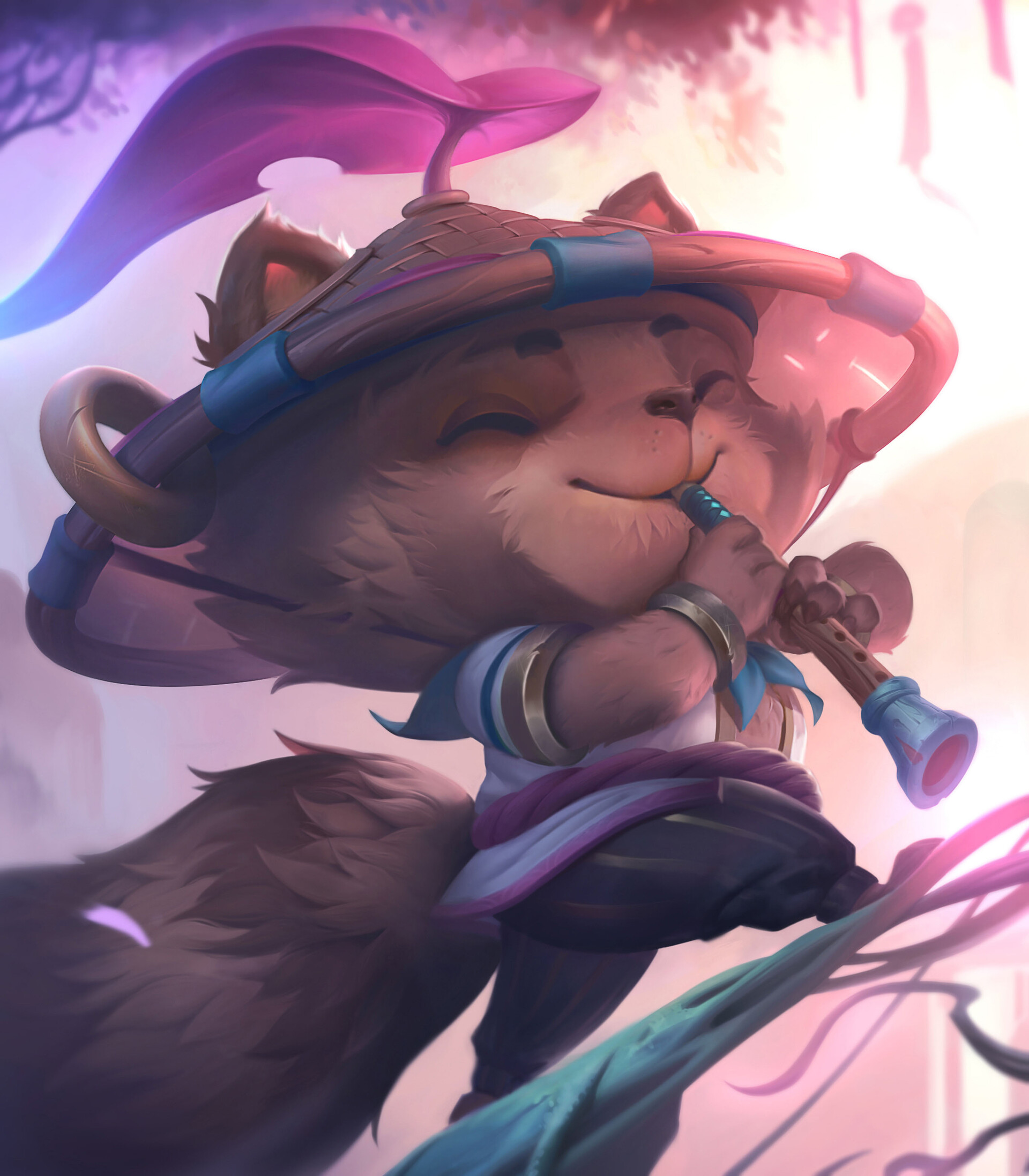 Cottontail Teemo Splash Art Wallpapers