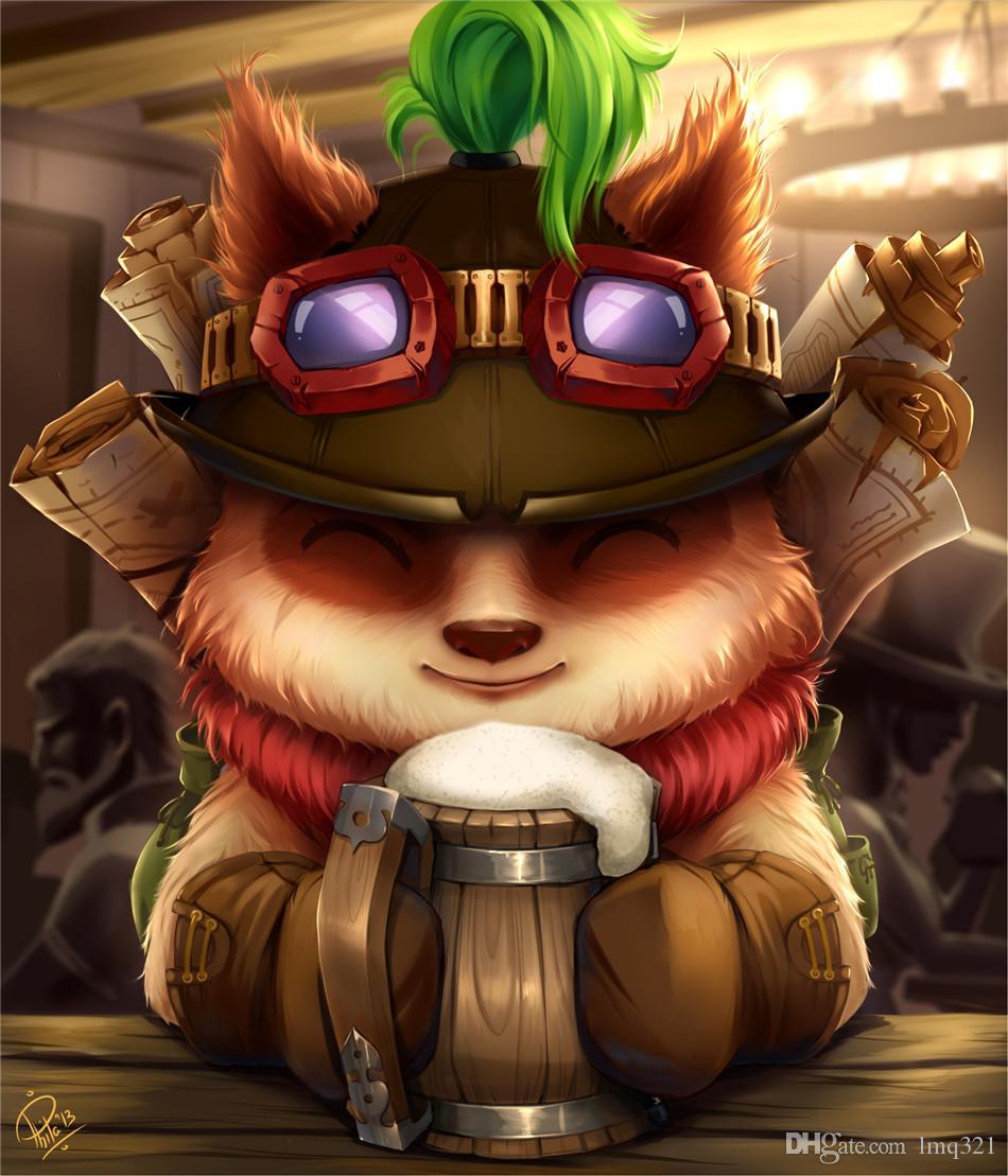 Cottontail Teemo Splash Art Wallpapers