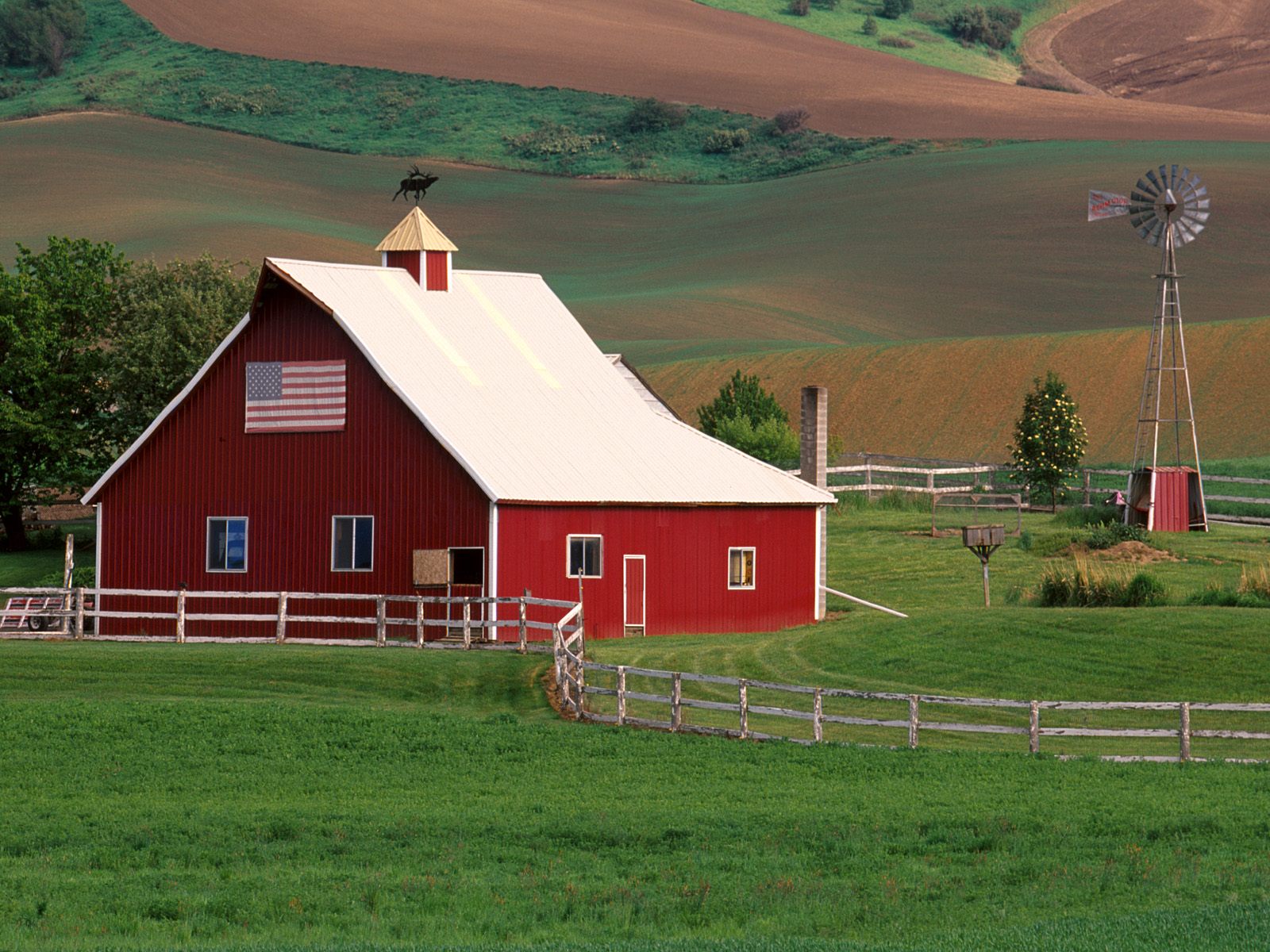 Country Farm Background